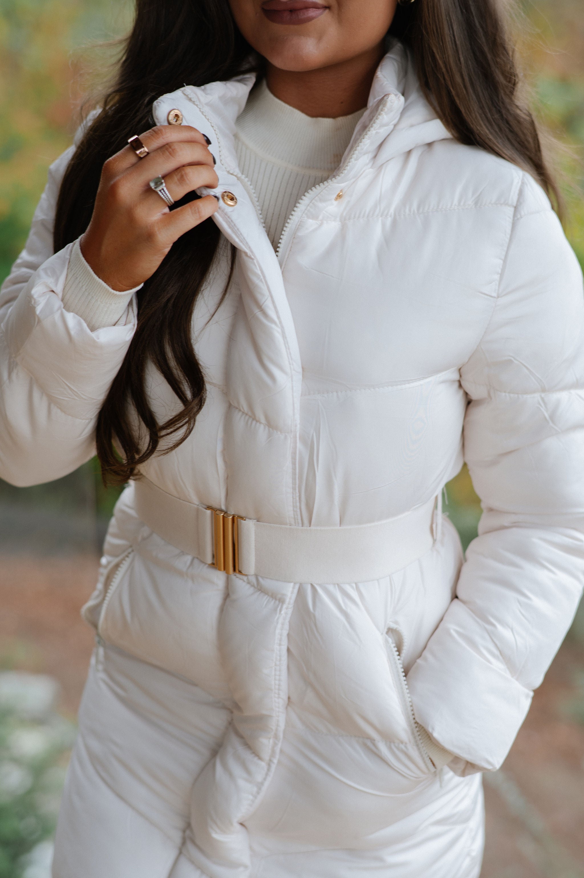 Wilkerson Puffer Jacket-Cream