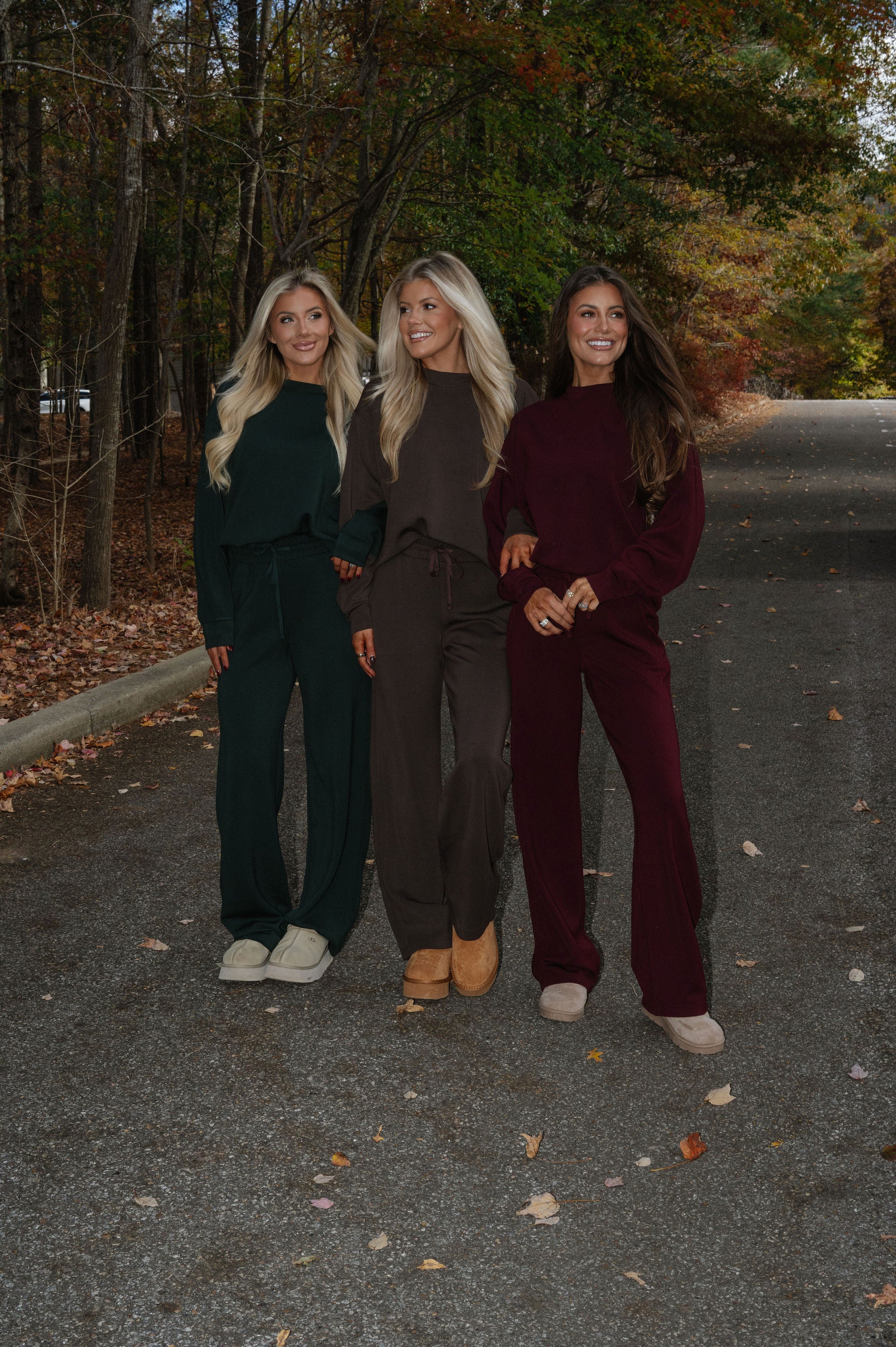 Nelson Scuba Pants Set-Espresso