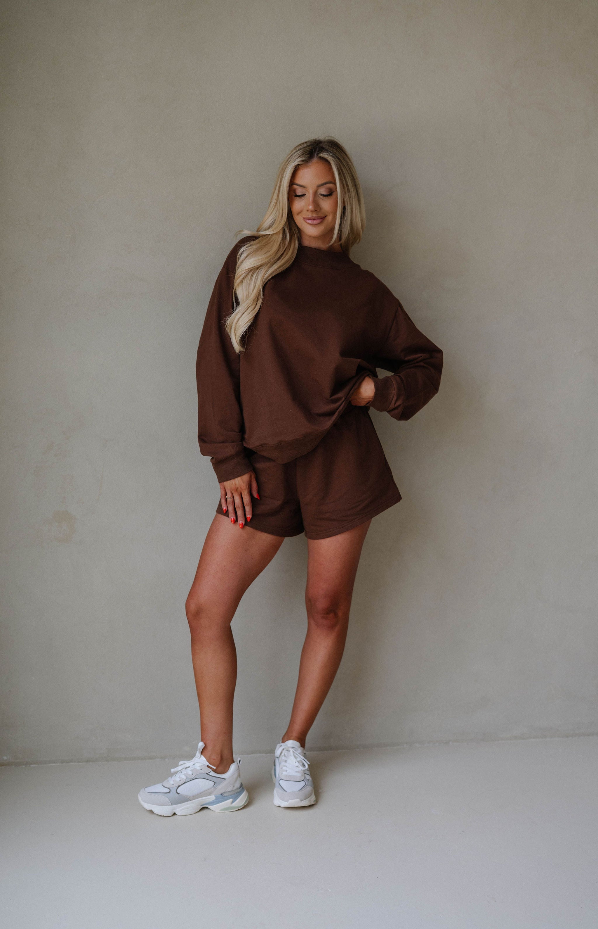 Brooke Shorts Set- Chocolate