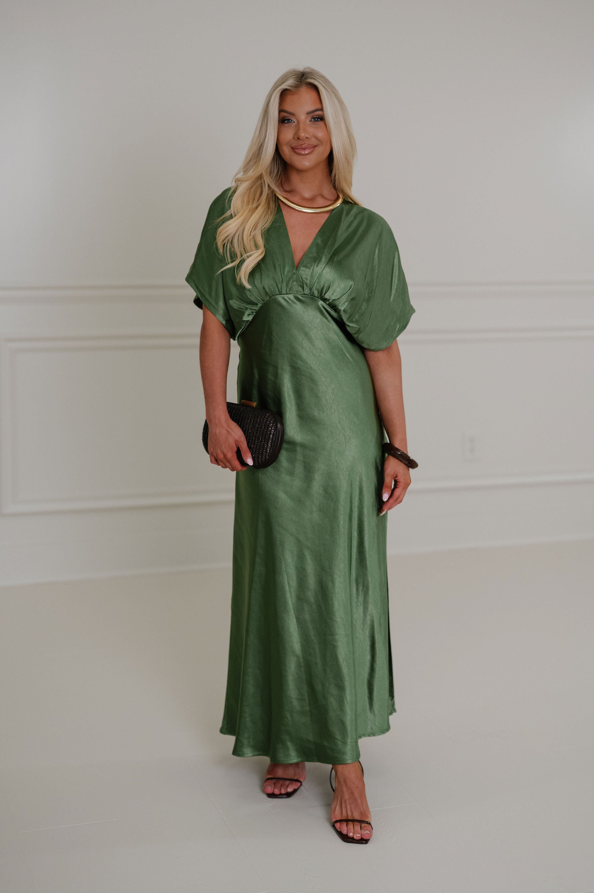 Mallorie Maxi Dress-Green
