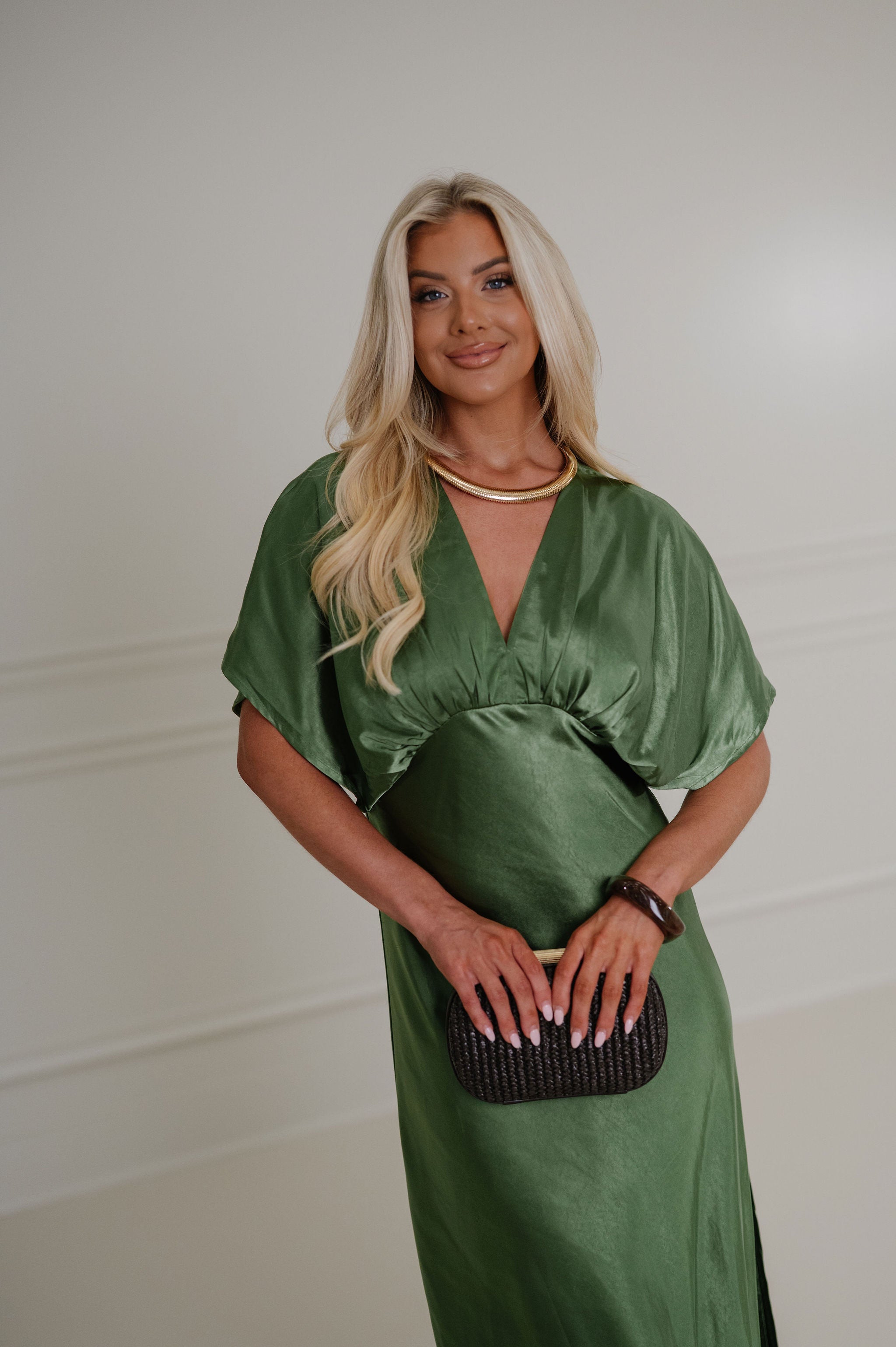 Mallorie Maxi Dress-Green