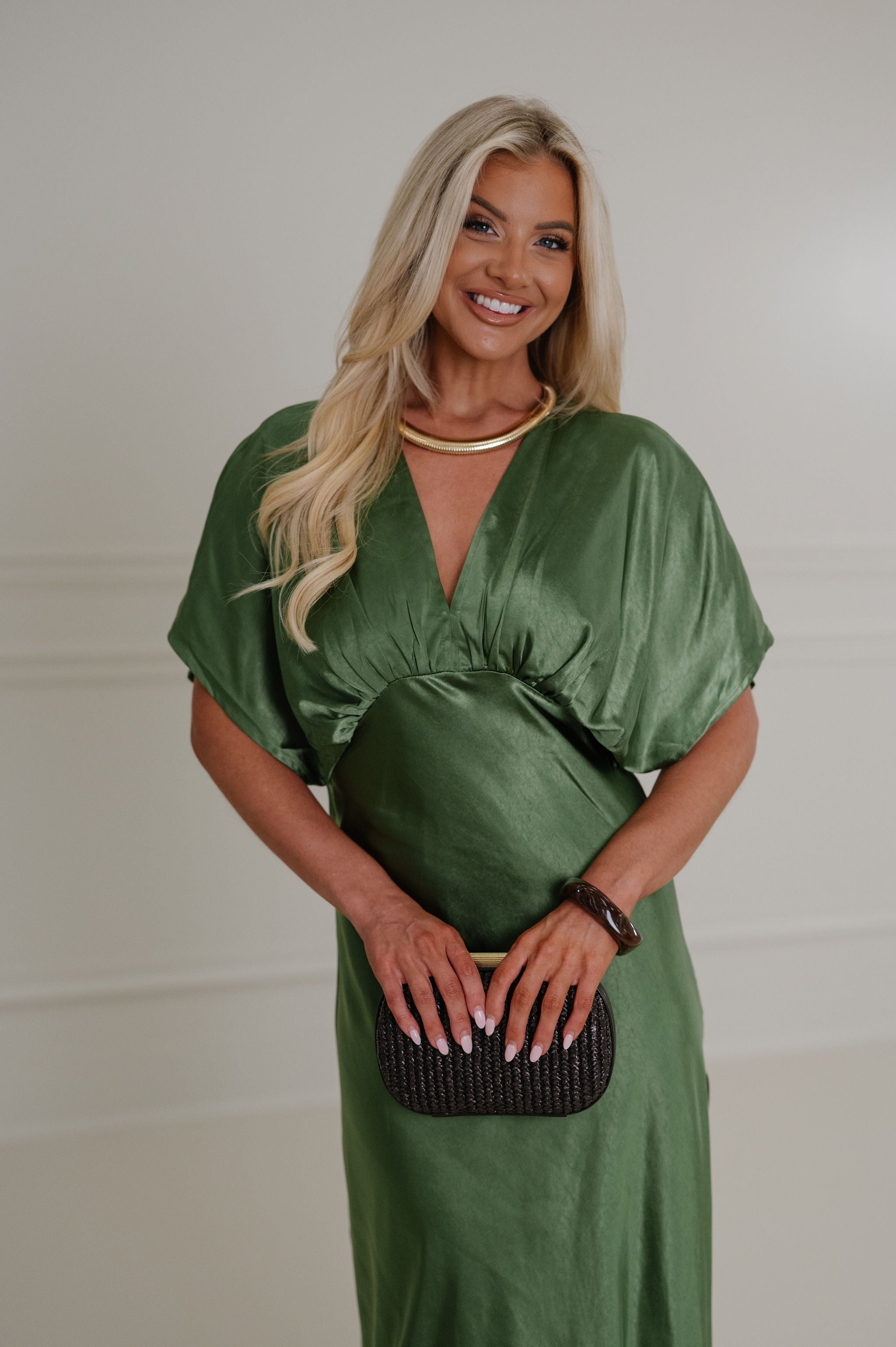 Mallorie Maxi Dress-Green
