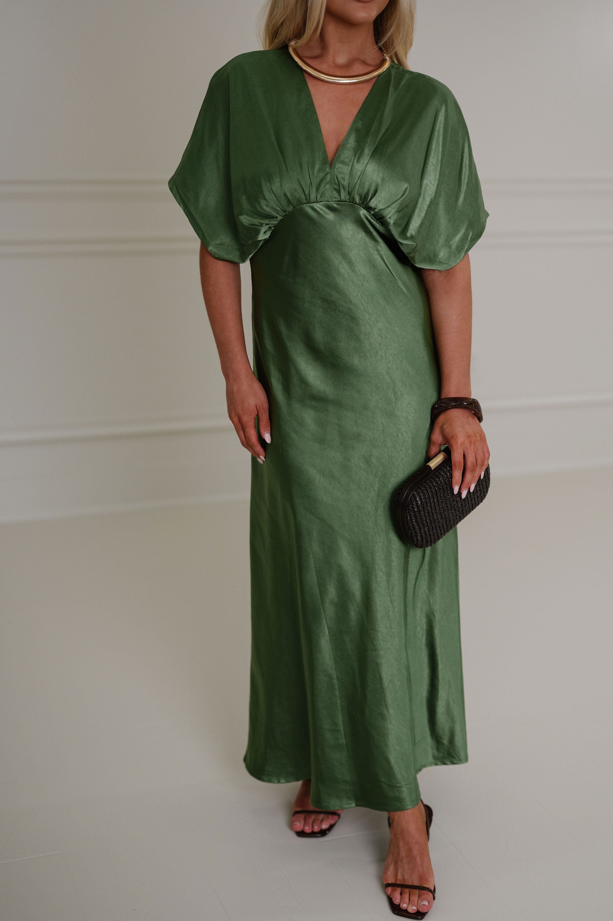 Mallorie Maxi Dress-Green