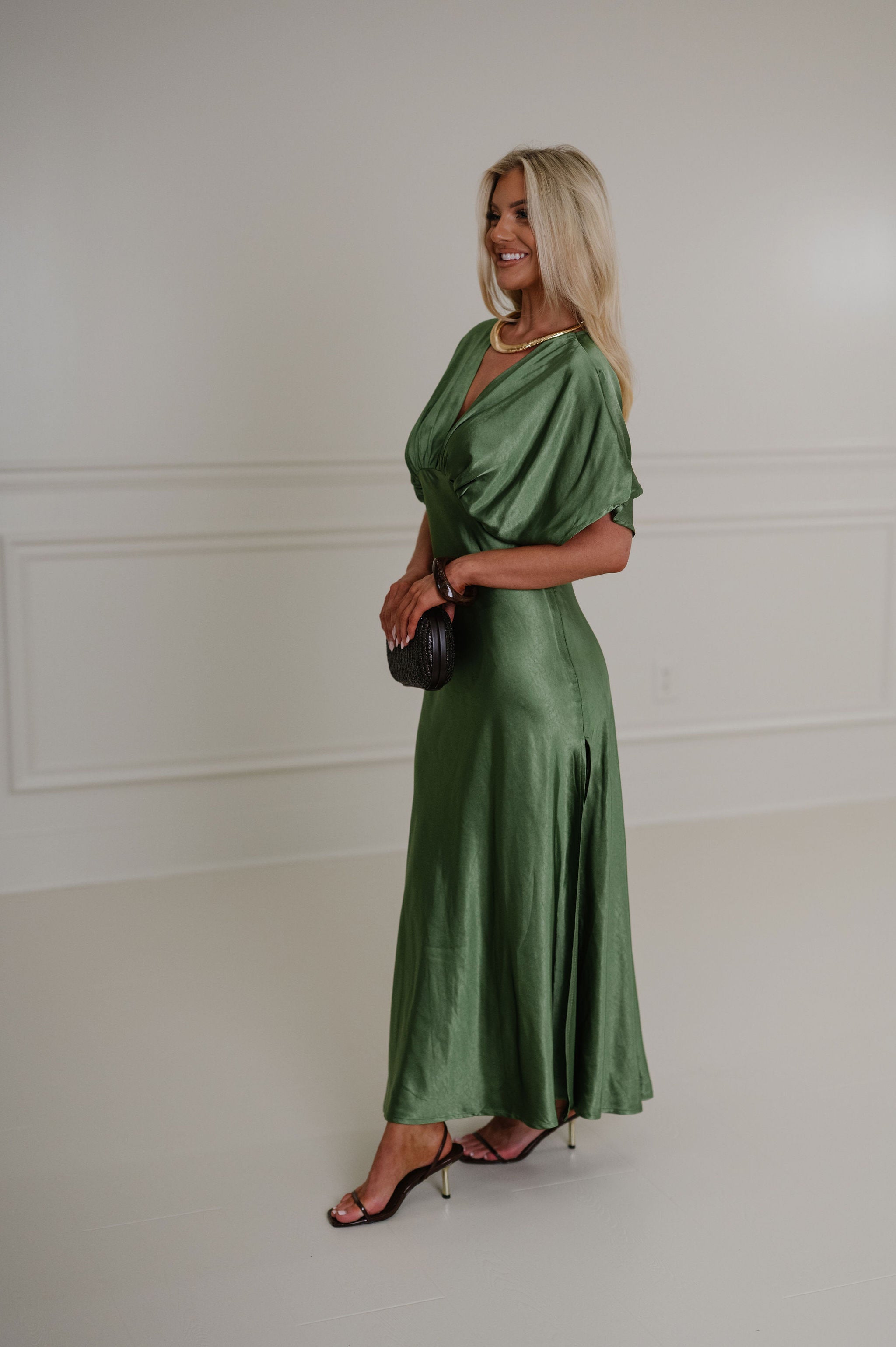 Mallorie Maxi Dress-Green