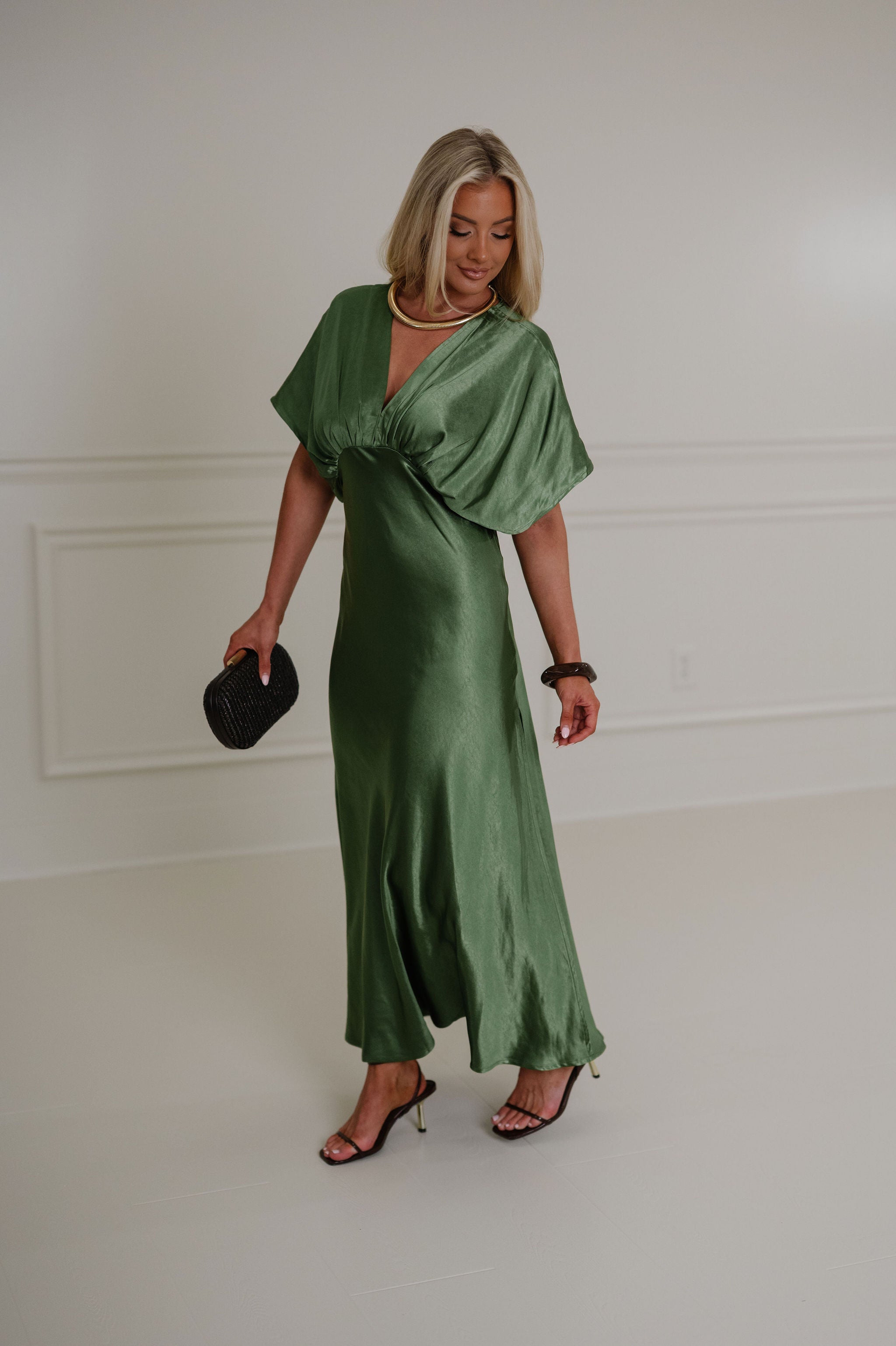 Mallorie Maxi Dress-Green