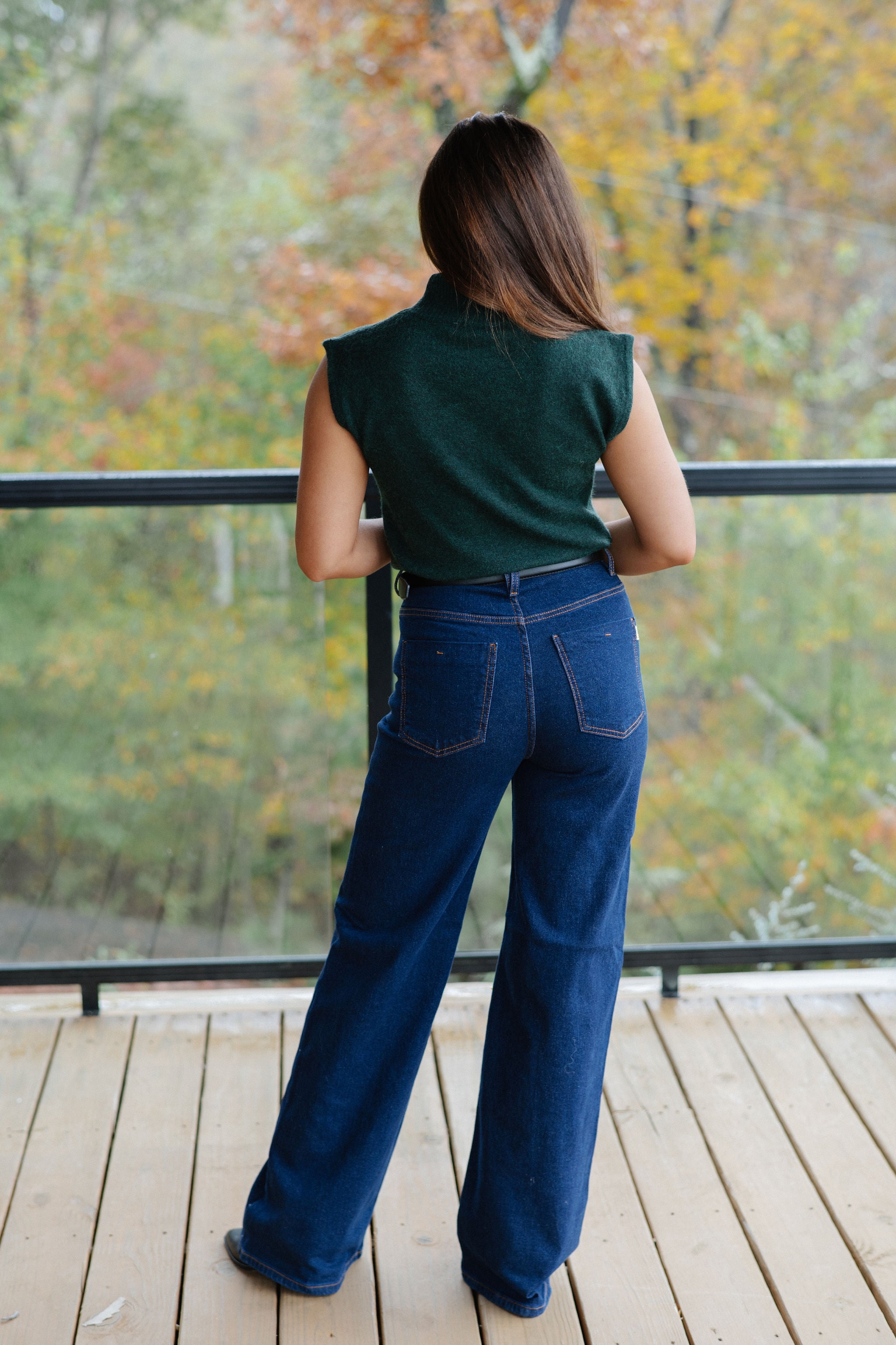 DOORBUSTER// Penny Sweater-Deep Green