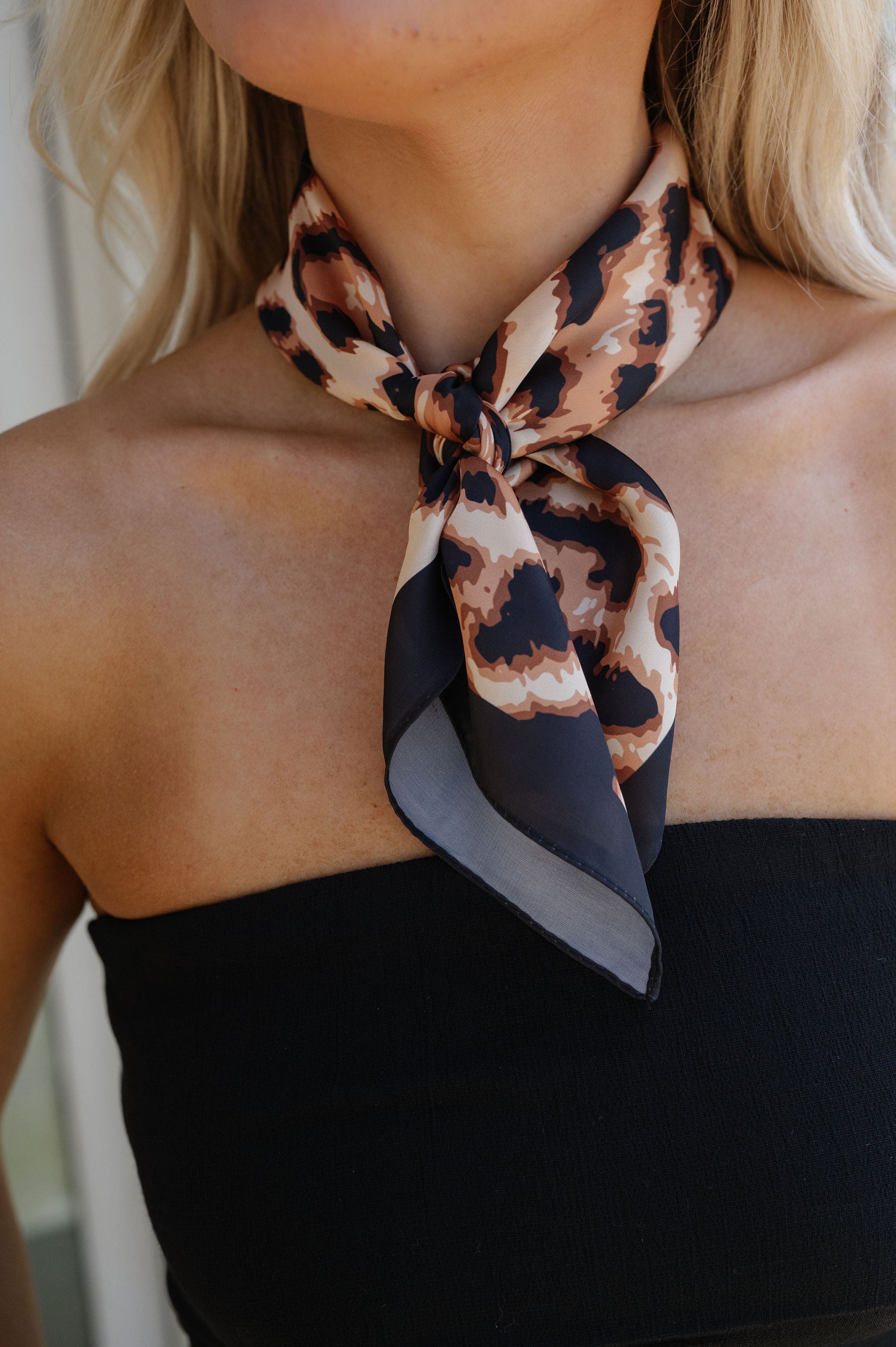 Leopard Bandana Scarf