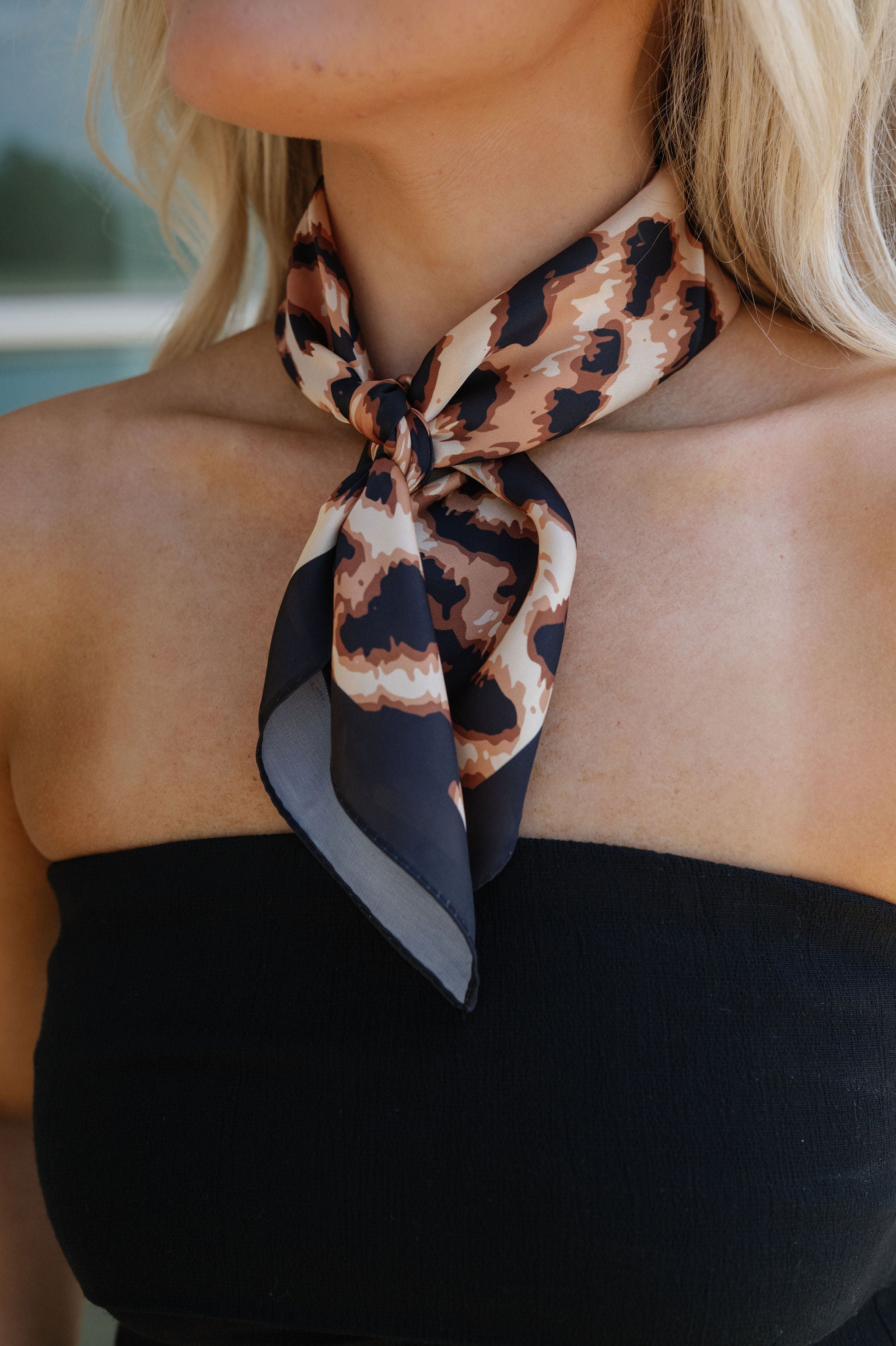 Leopard Bandana Scarf