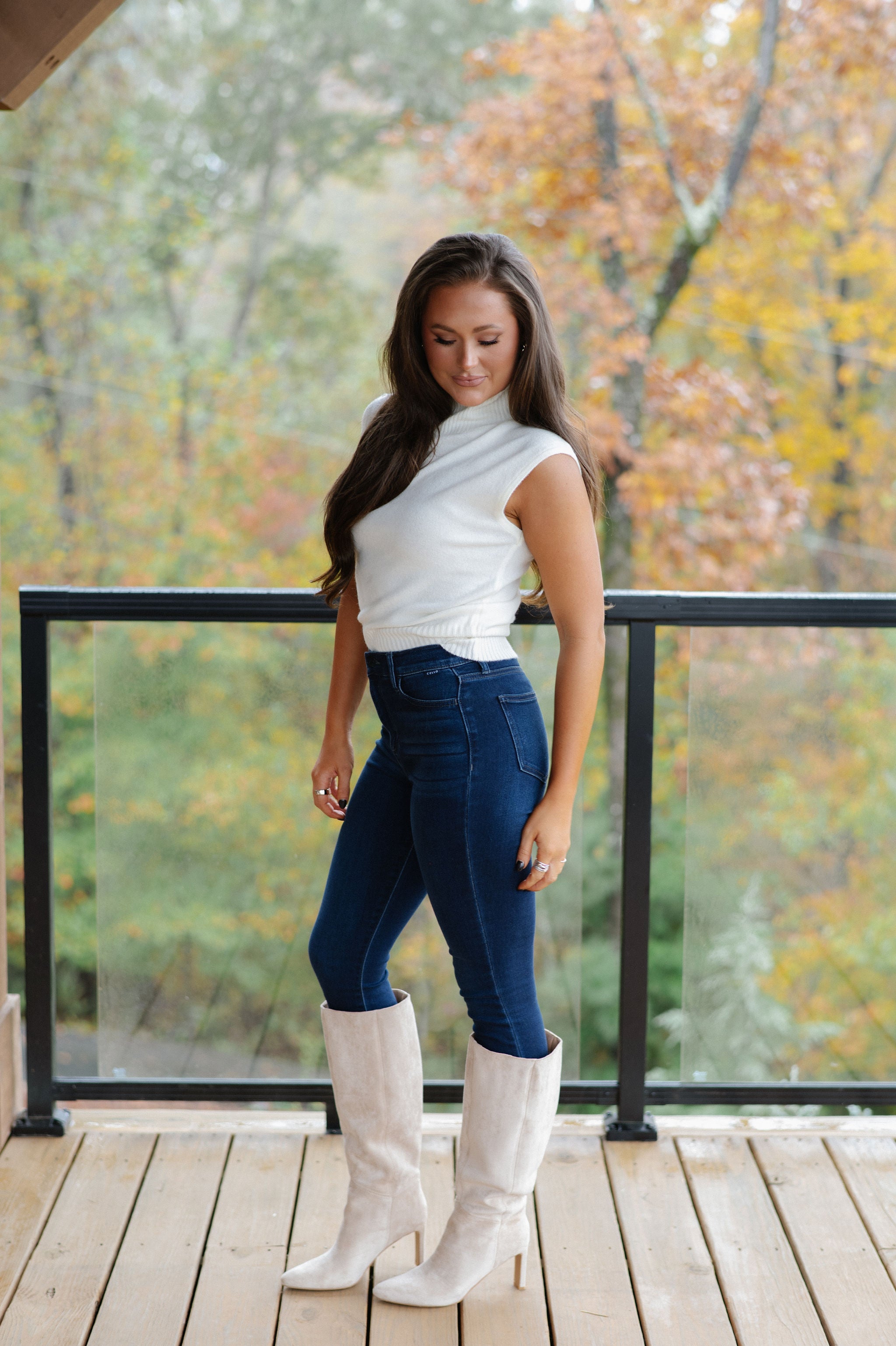 DOORBUSTER// Penny Sweater-Cream