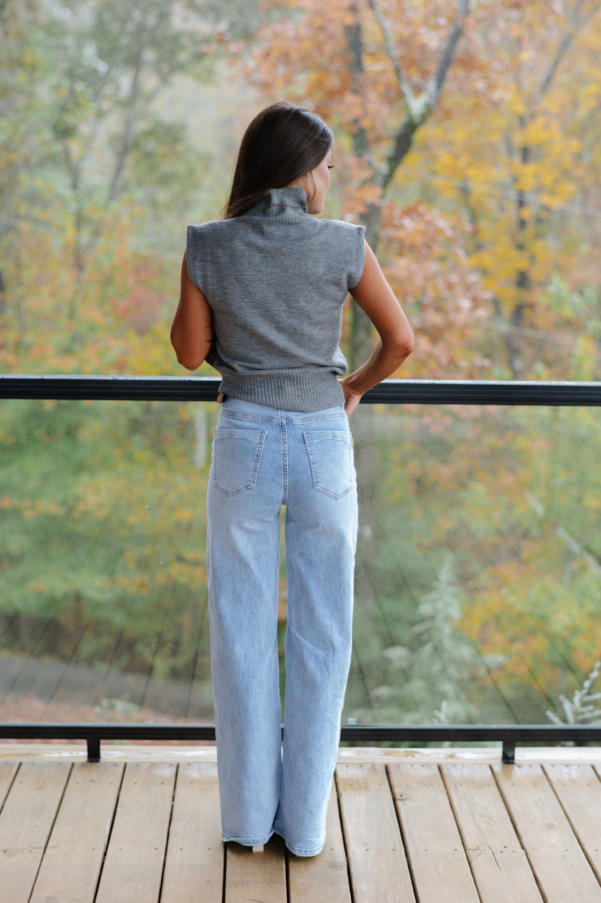 DOORBUSTER// Penny Sweater-Charcoal