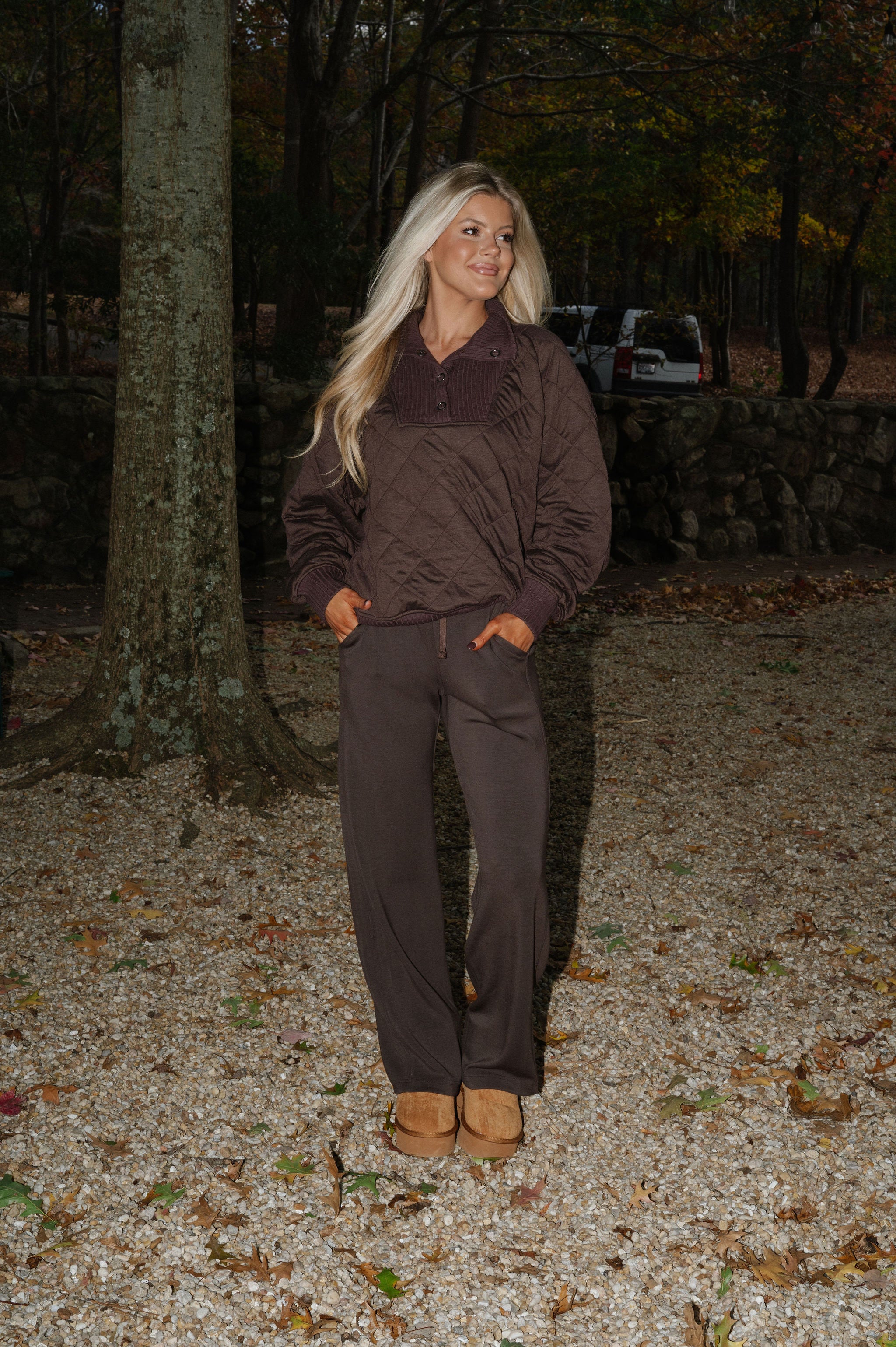 Tinsley Contrasted Pullover-Espresso