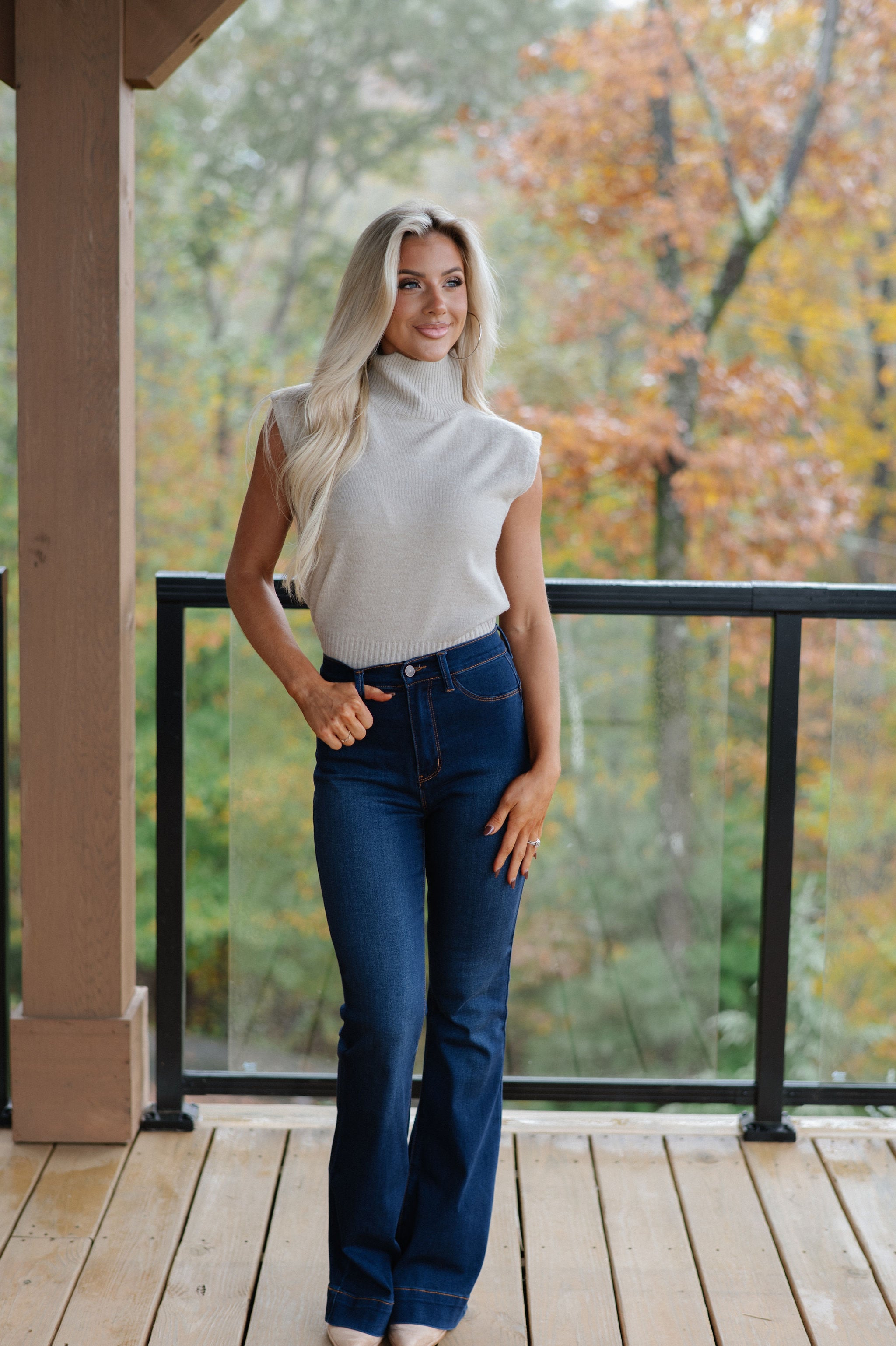 DOORBUSTER// Penny Sweater-Taupe