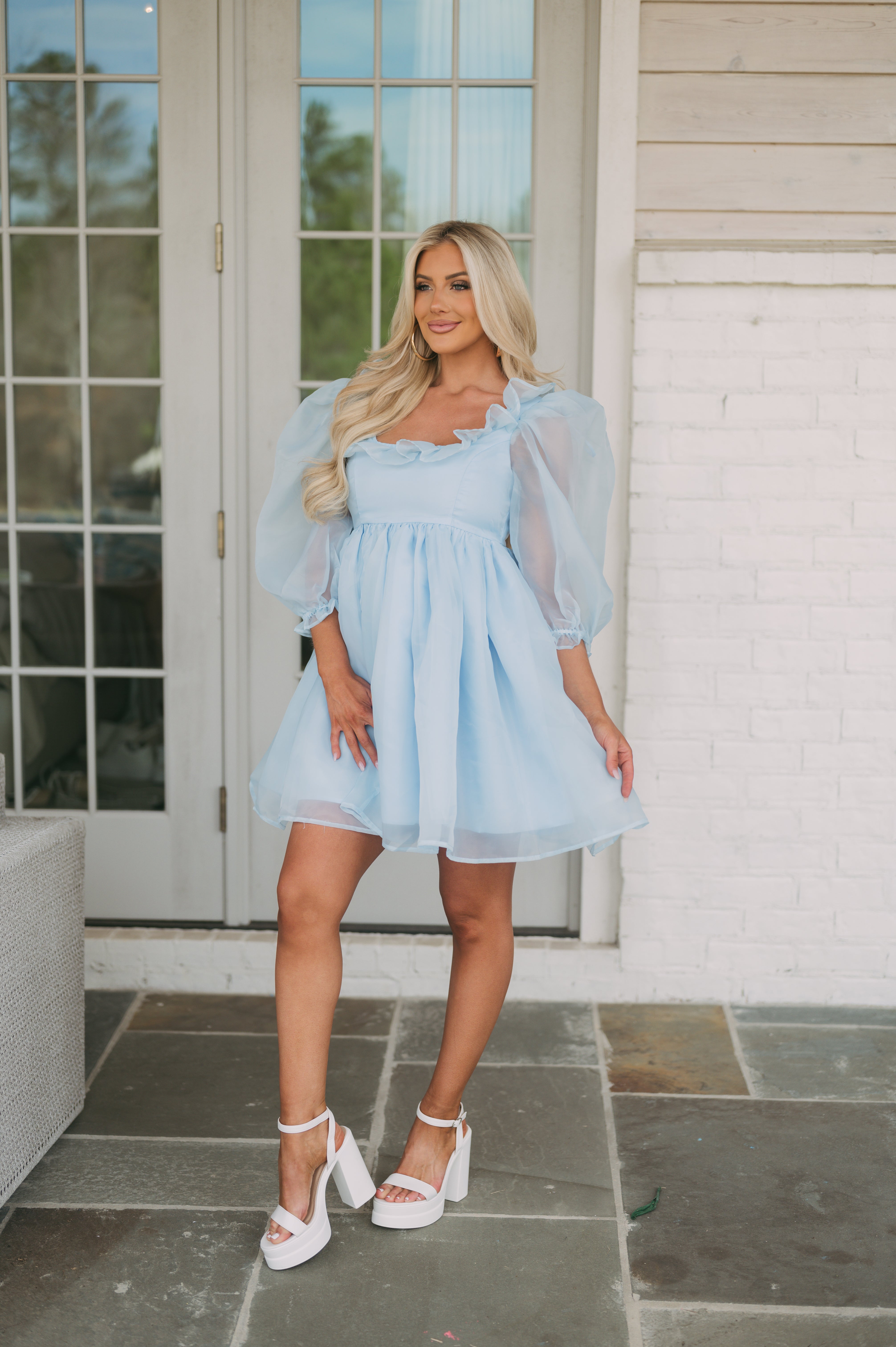 Ruffle Babydoll Dress