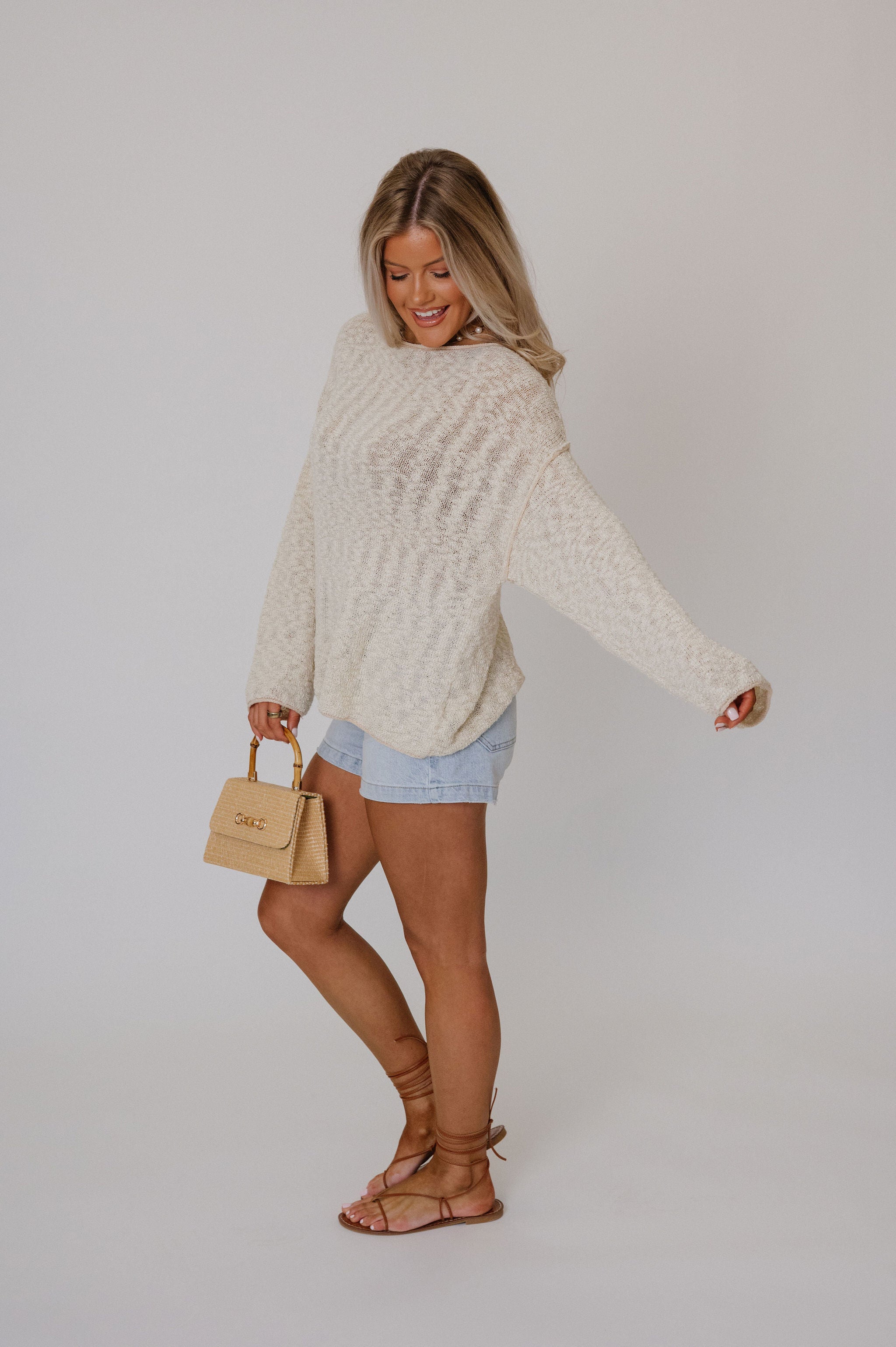 Sterling Sweater-Cream/Sand