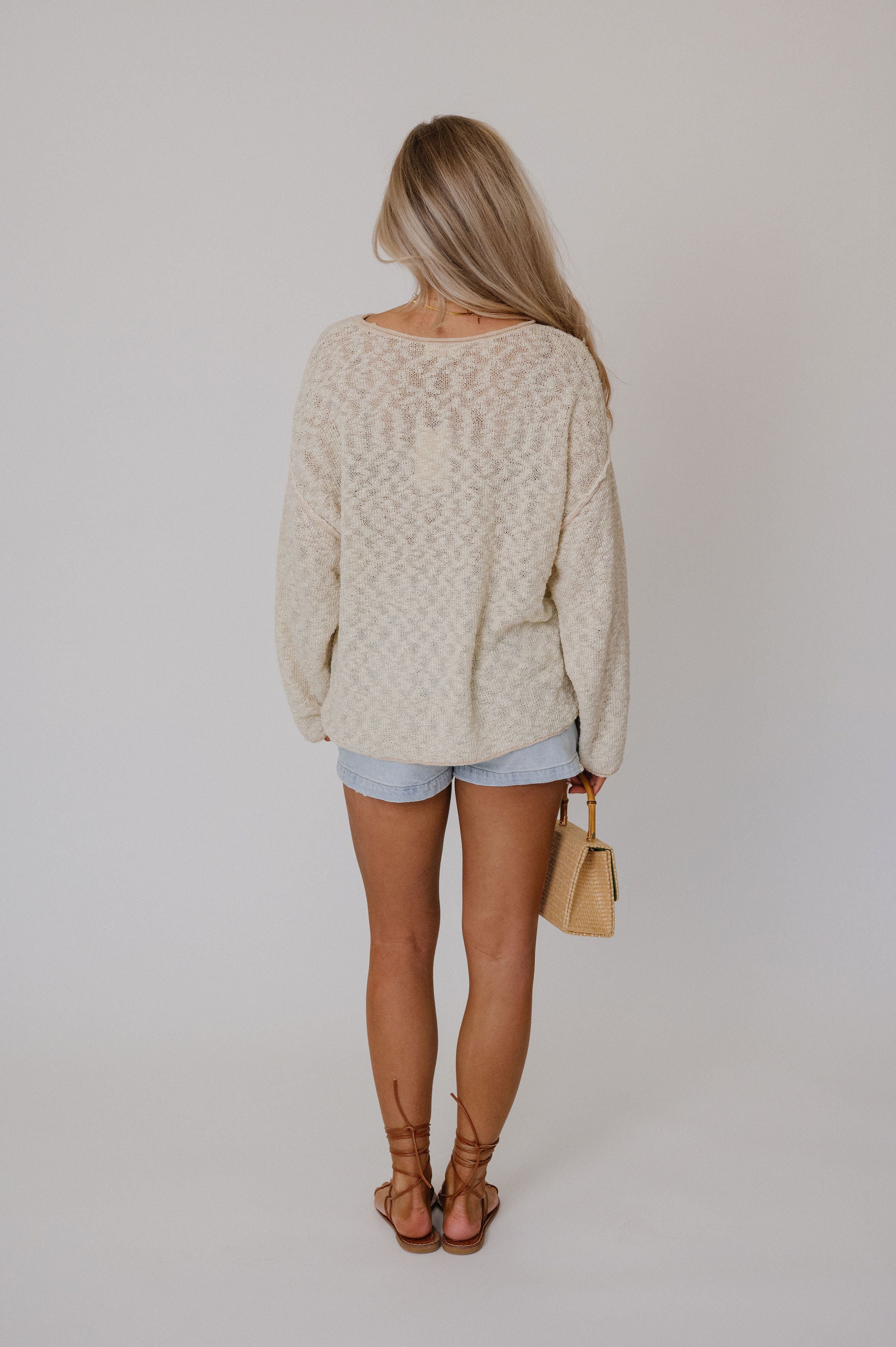 Sterling Sweater-Cream/Sand