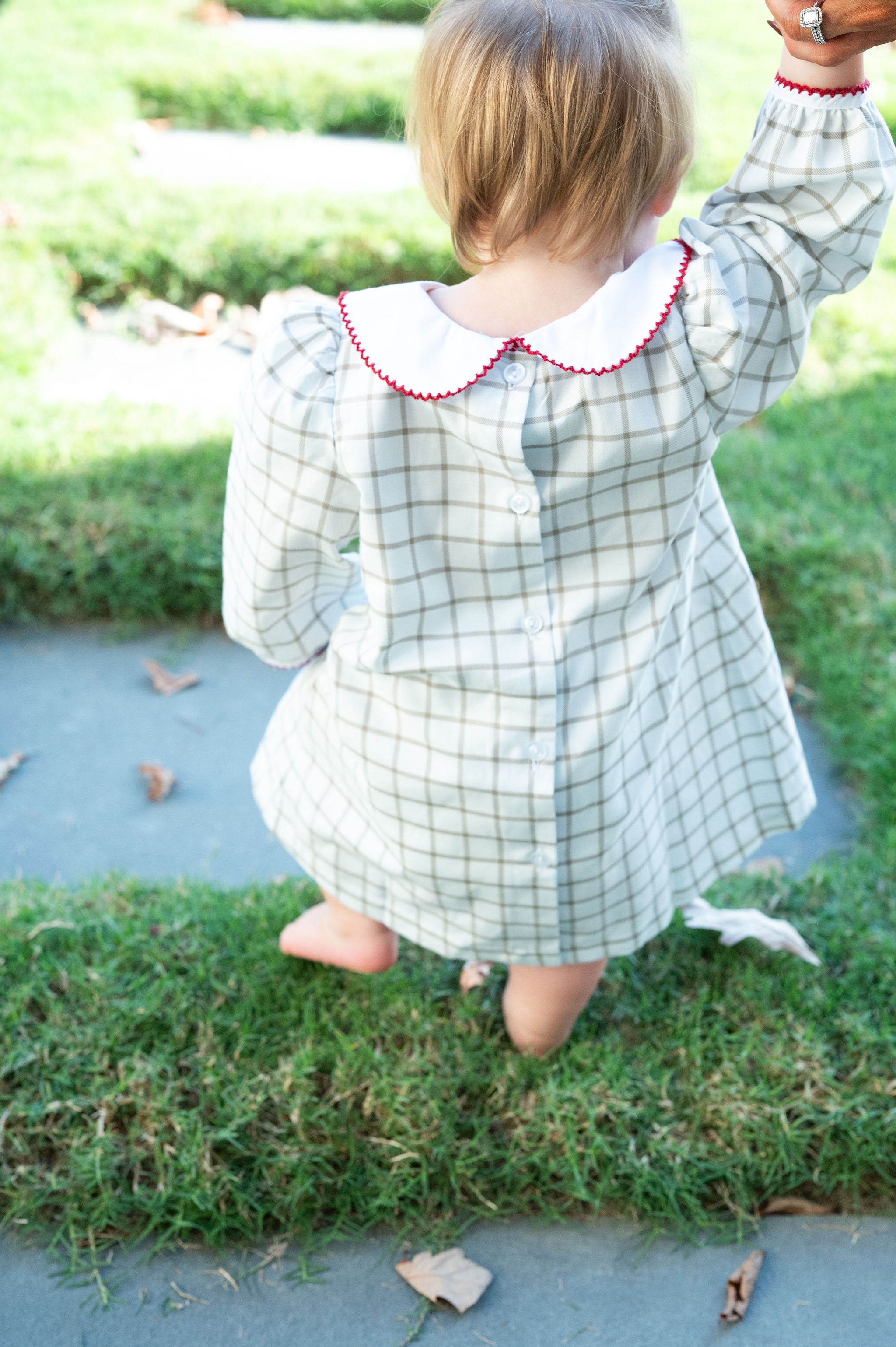 Turkey Time Pleat Collared Dress