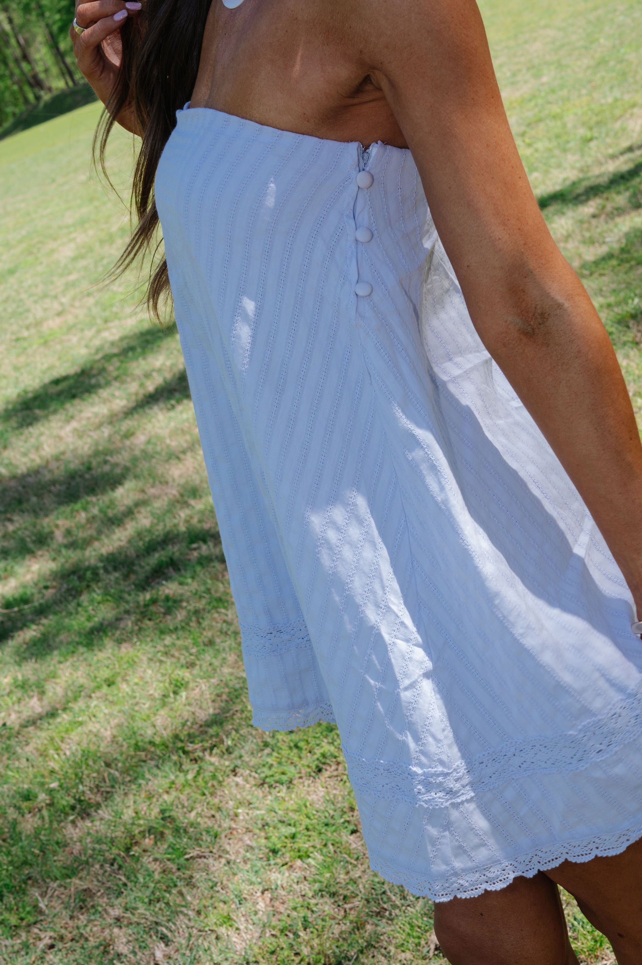 Archie Swing Mini Dress-Sky Way