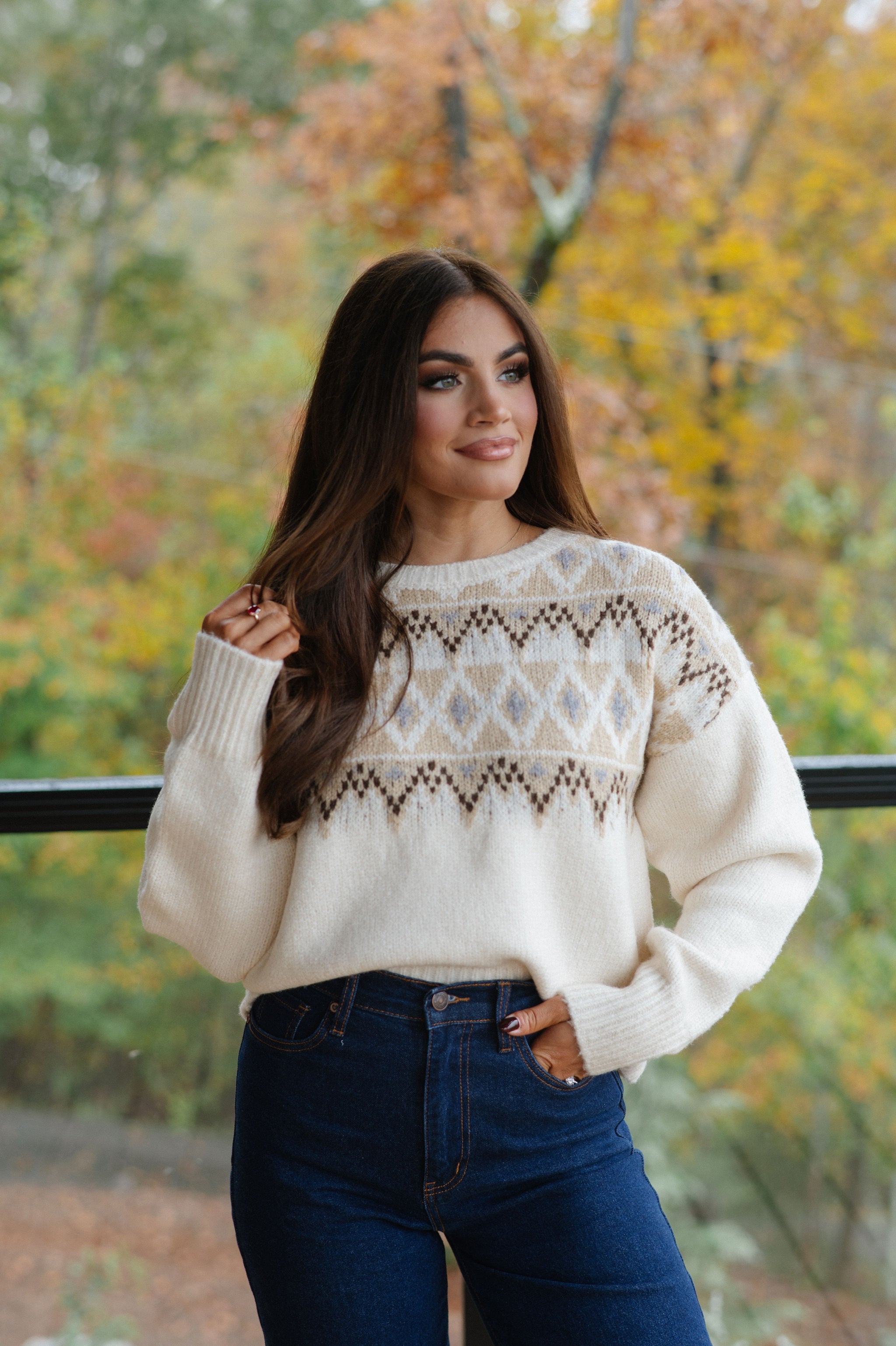 Grayson Sweater-Cream