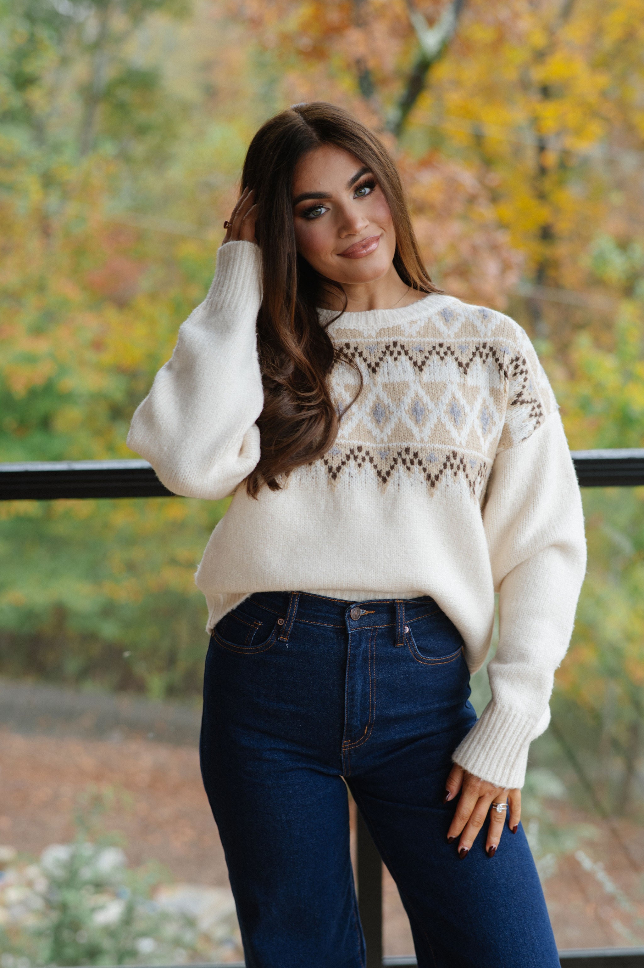 Grayson Sweater-Cream