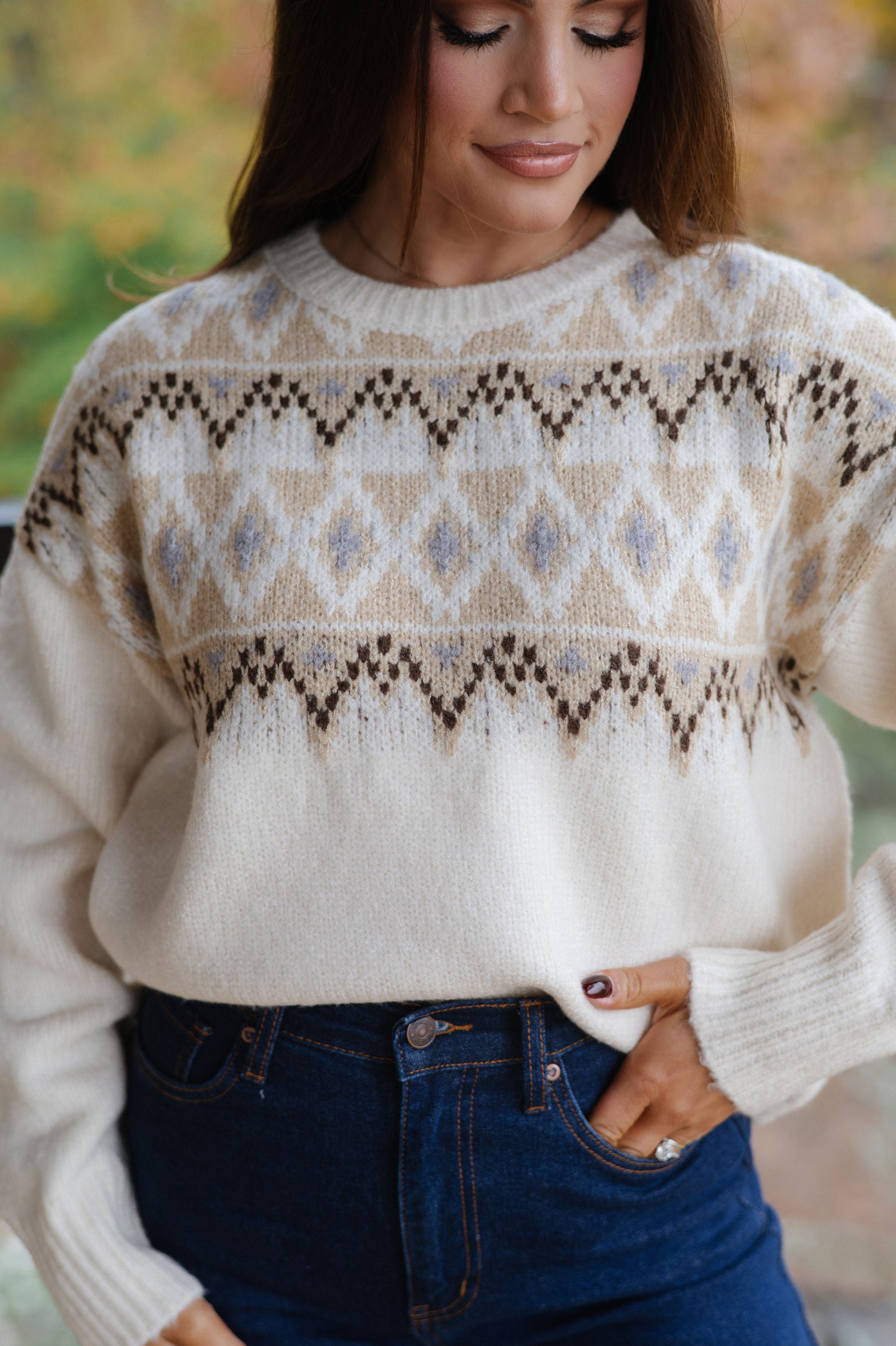 Grayson Sweater-Cream