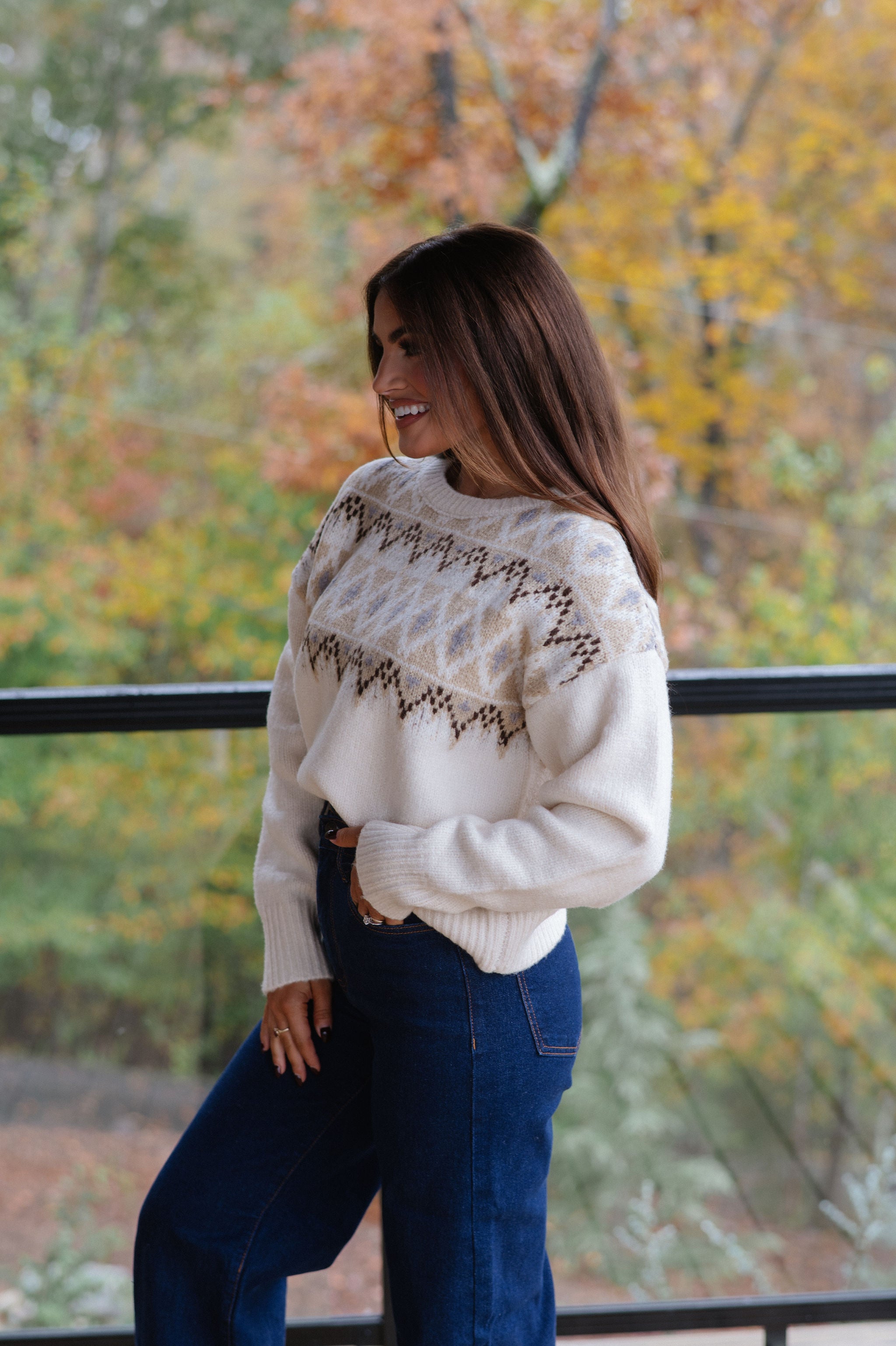 Grayson Sweater-Cream