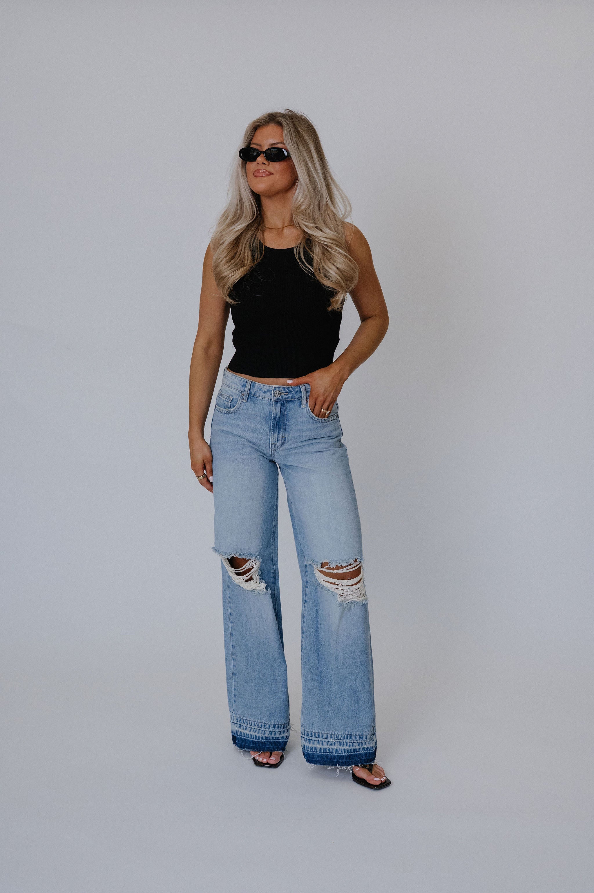Vincent Wide Leg Jean-Medium