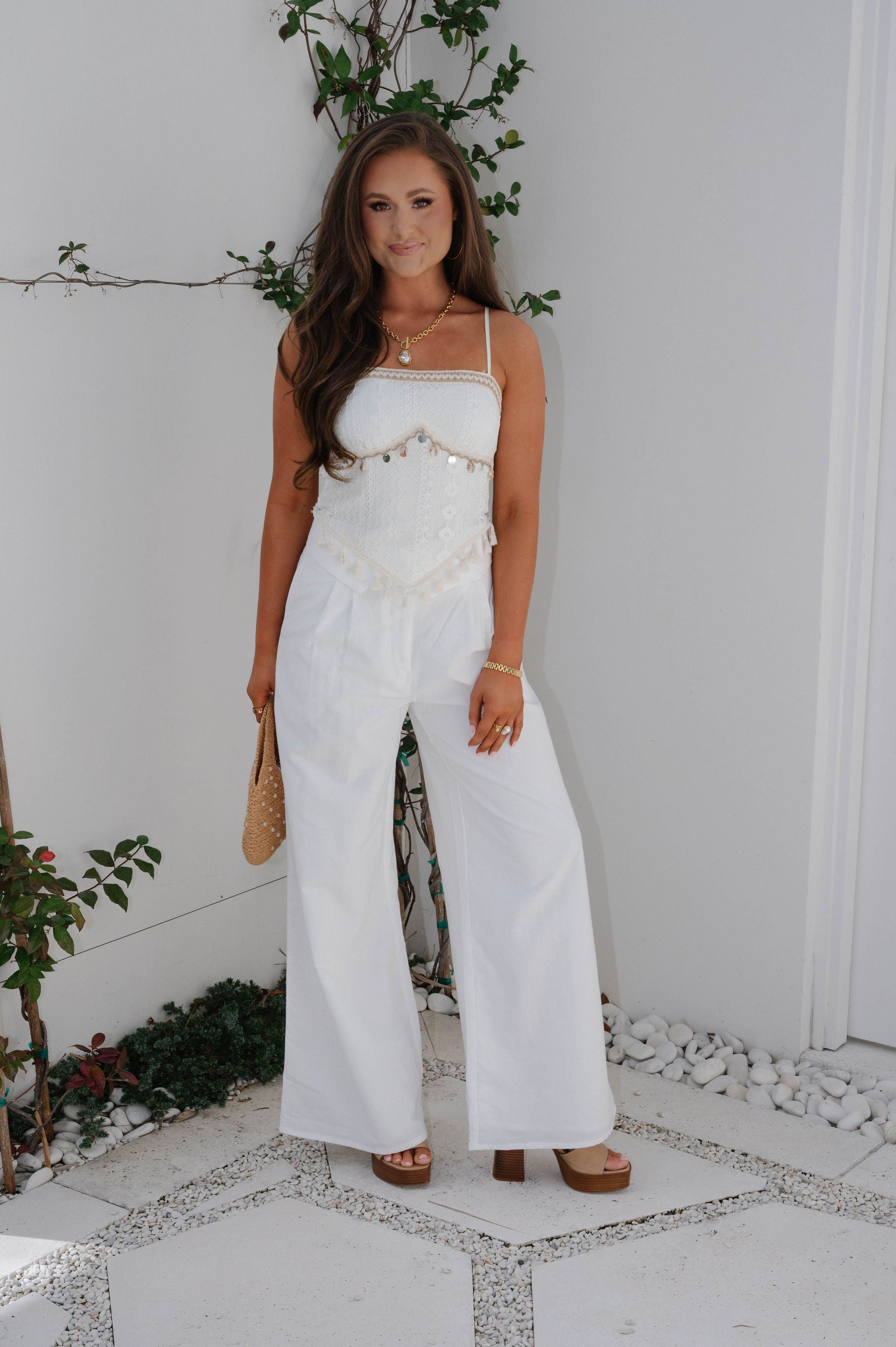 Kira Shell Top-Ivory