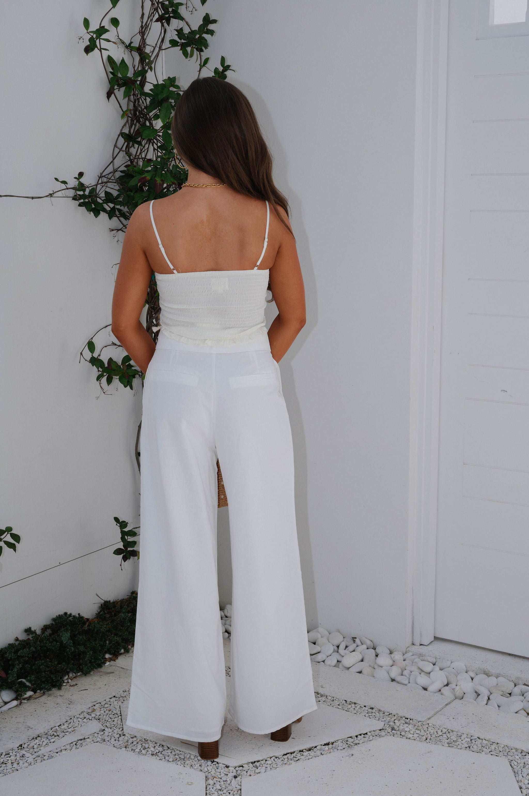 Kira Shell Top-Ivory