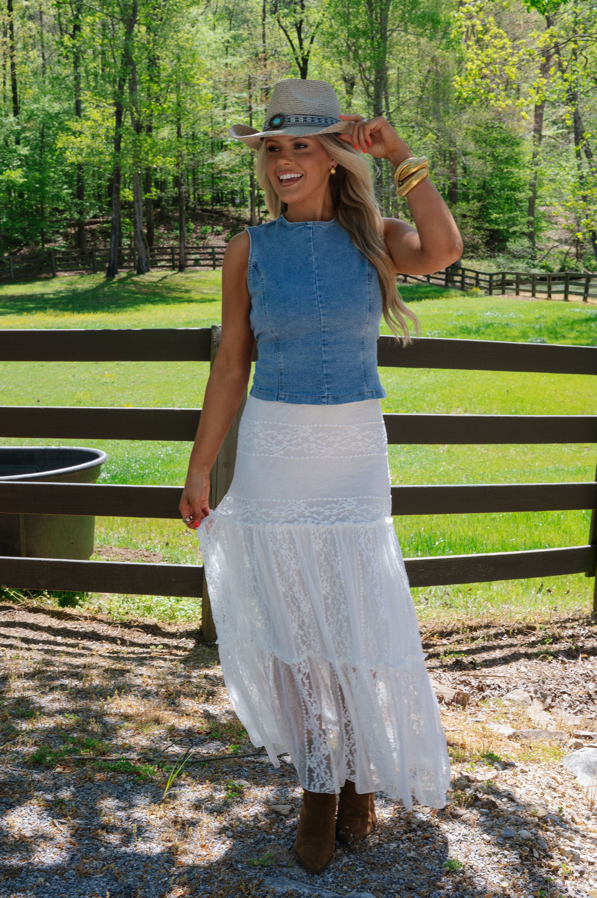 Carina Top-Light Denim