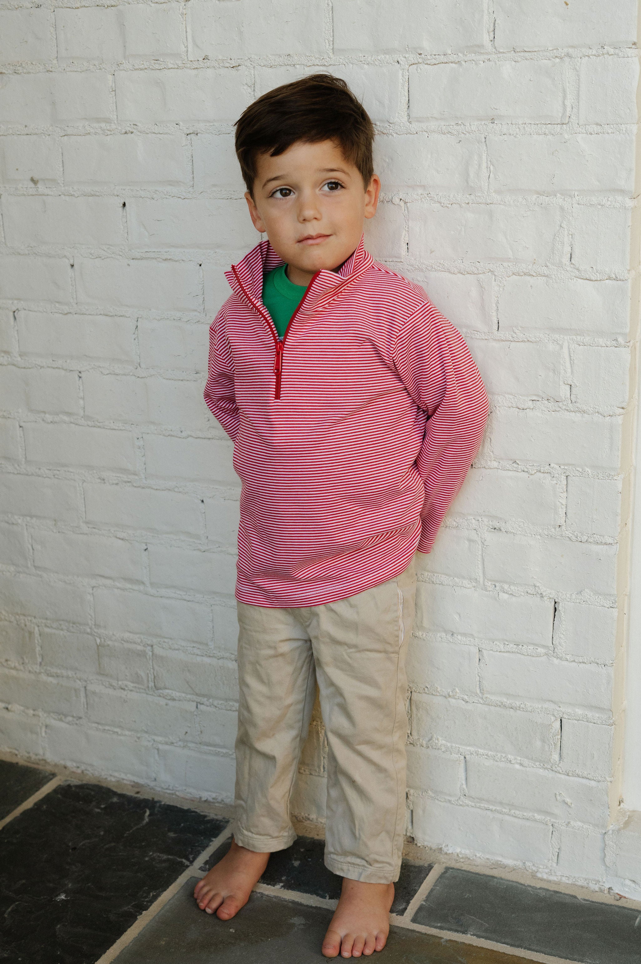 Cooper Zip Up Jacket-Red