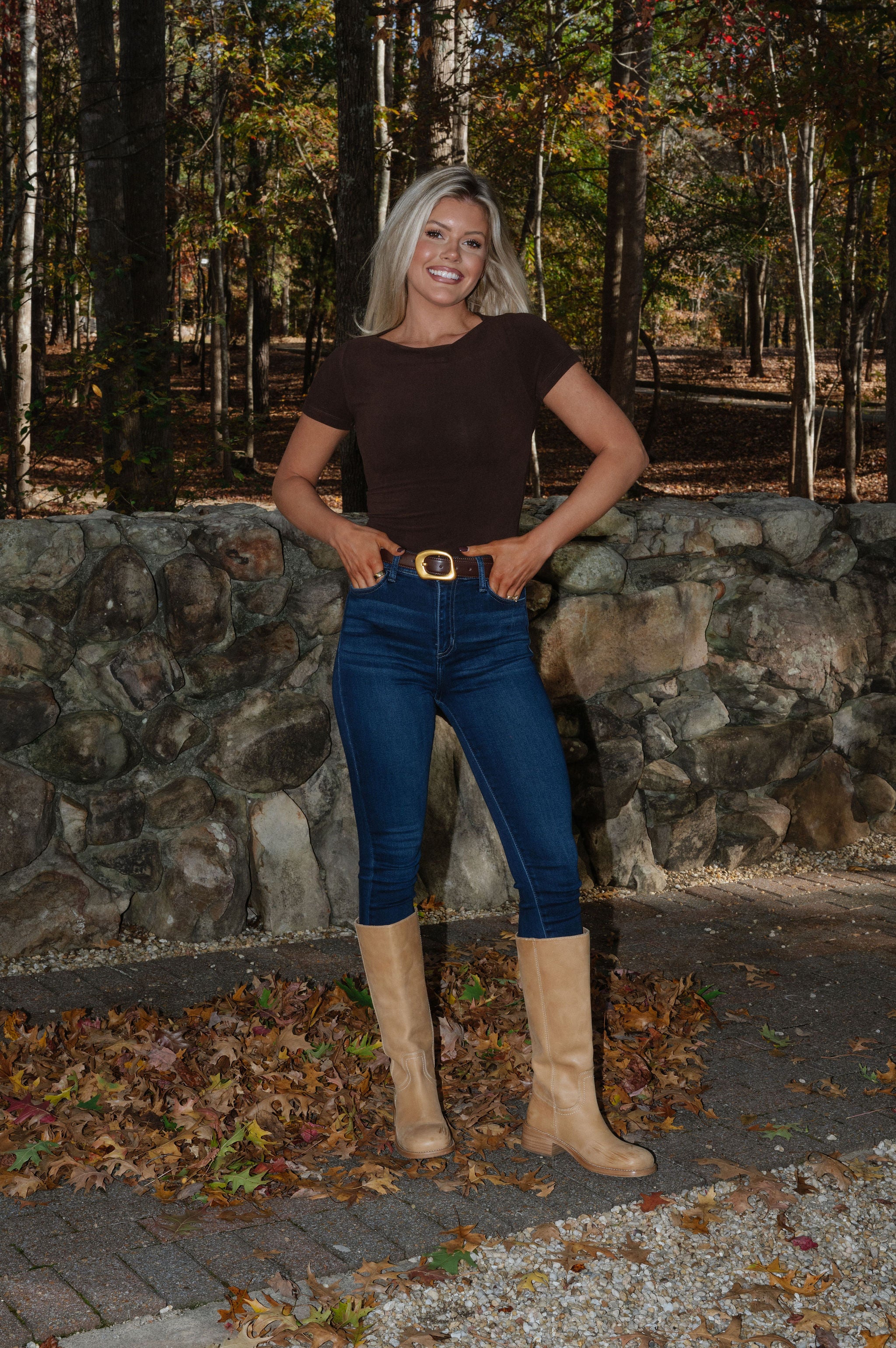 Remi Basic Top- Brown