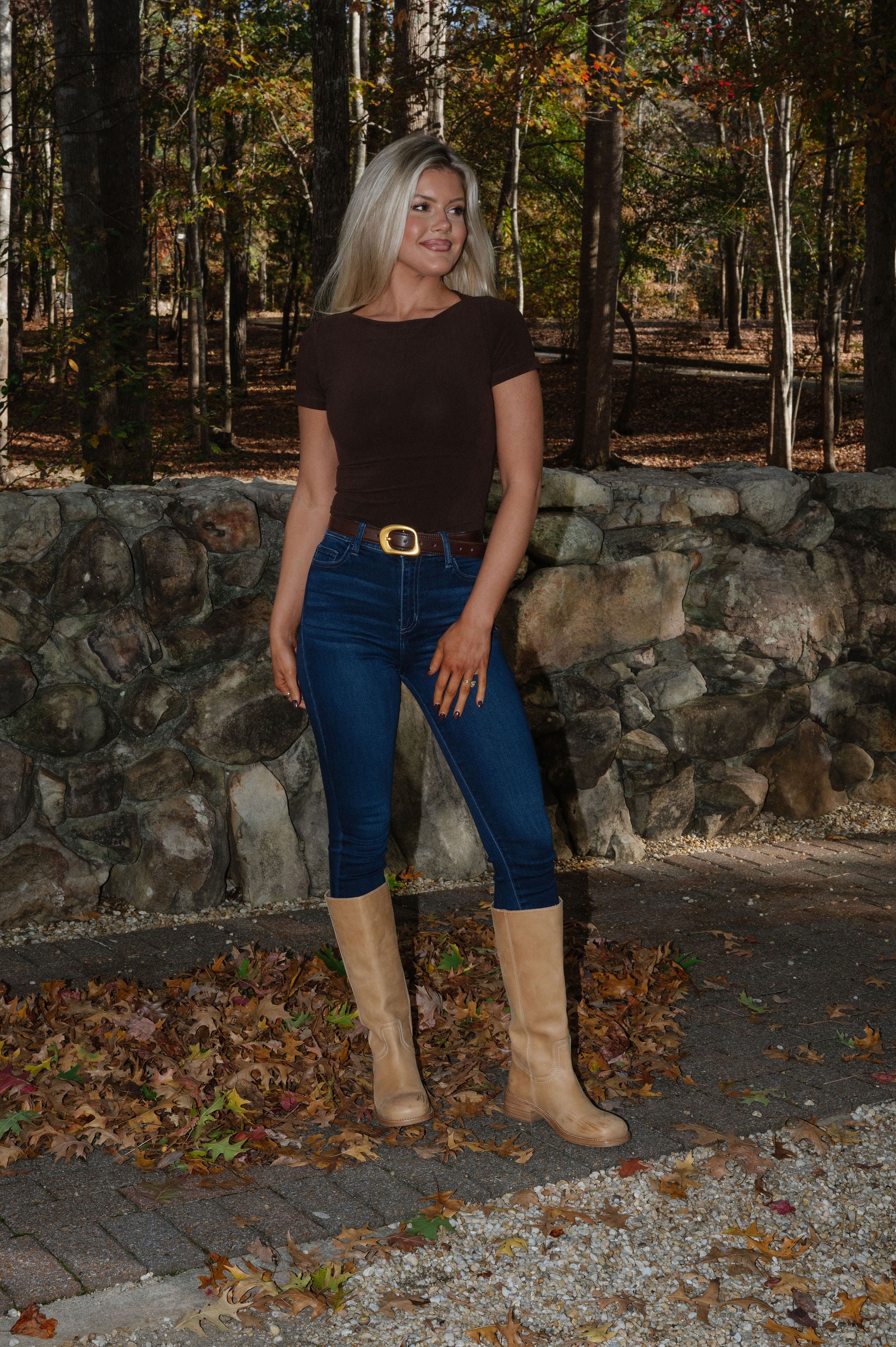 Remi Basic Top- Brown