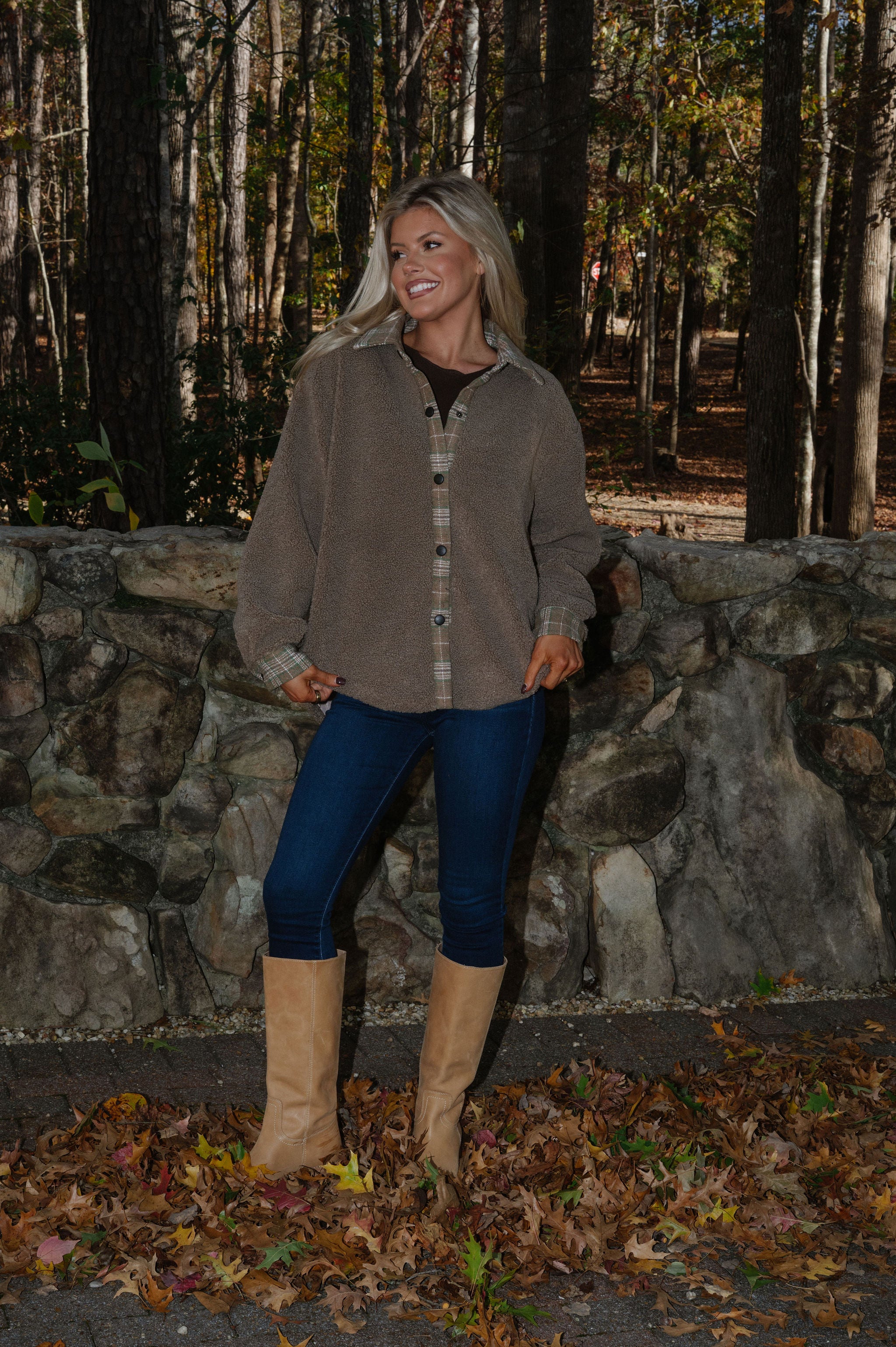 Duke Sherpa Jacket- Mocha