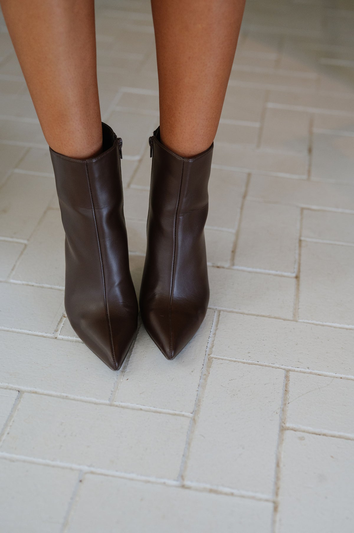 Unity Ankle Boots-Brown