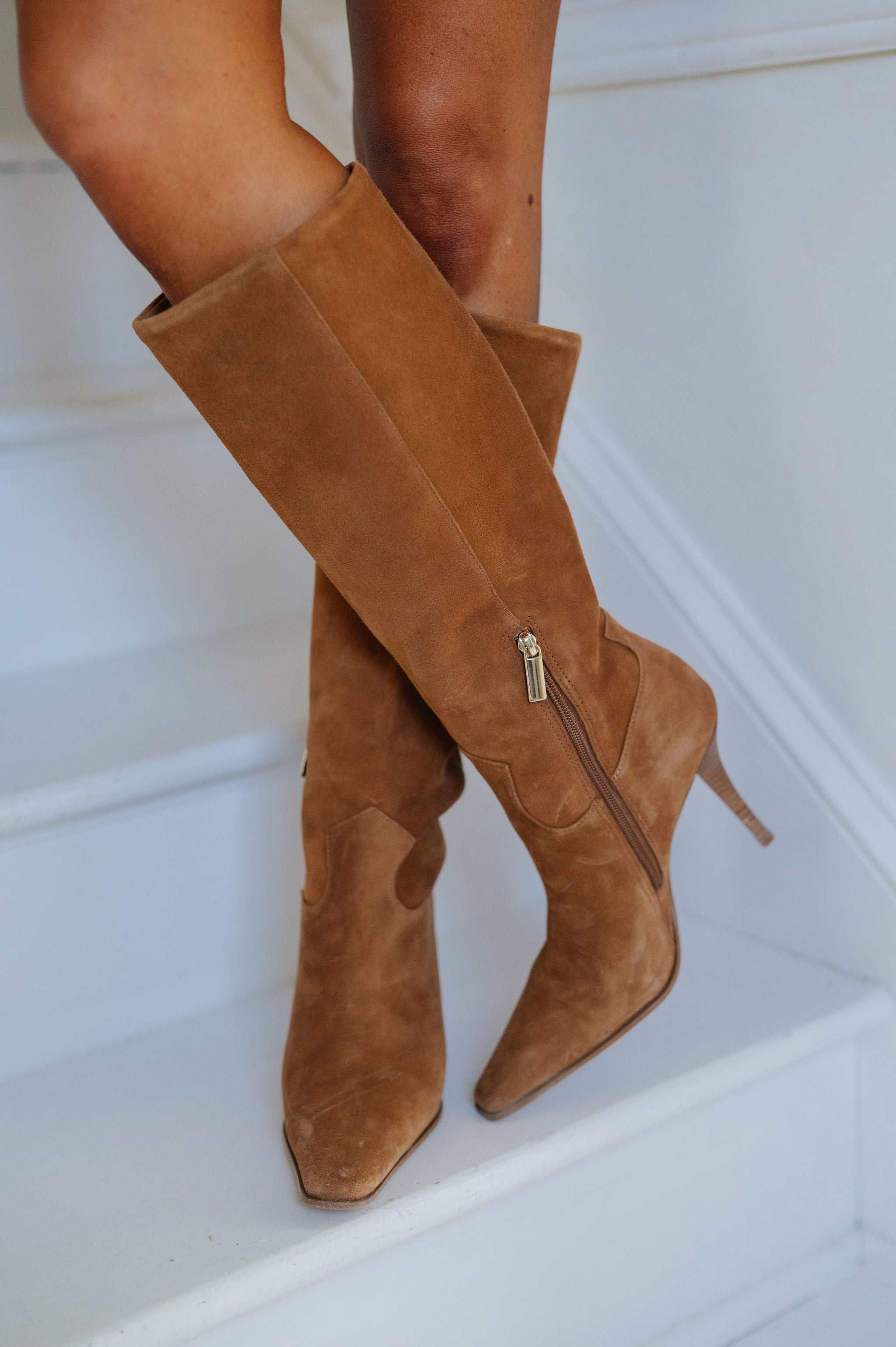 Wescot Suede Boot-Chestnut