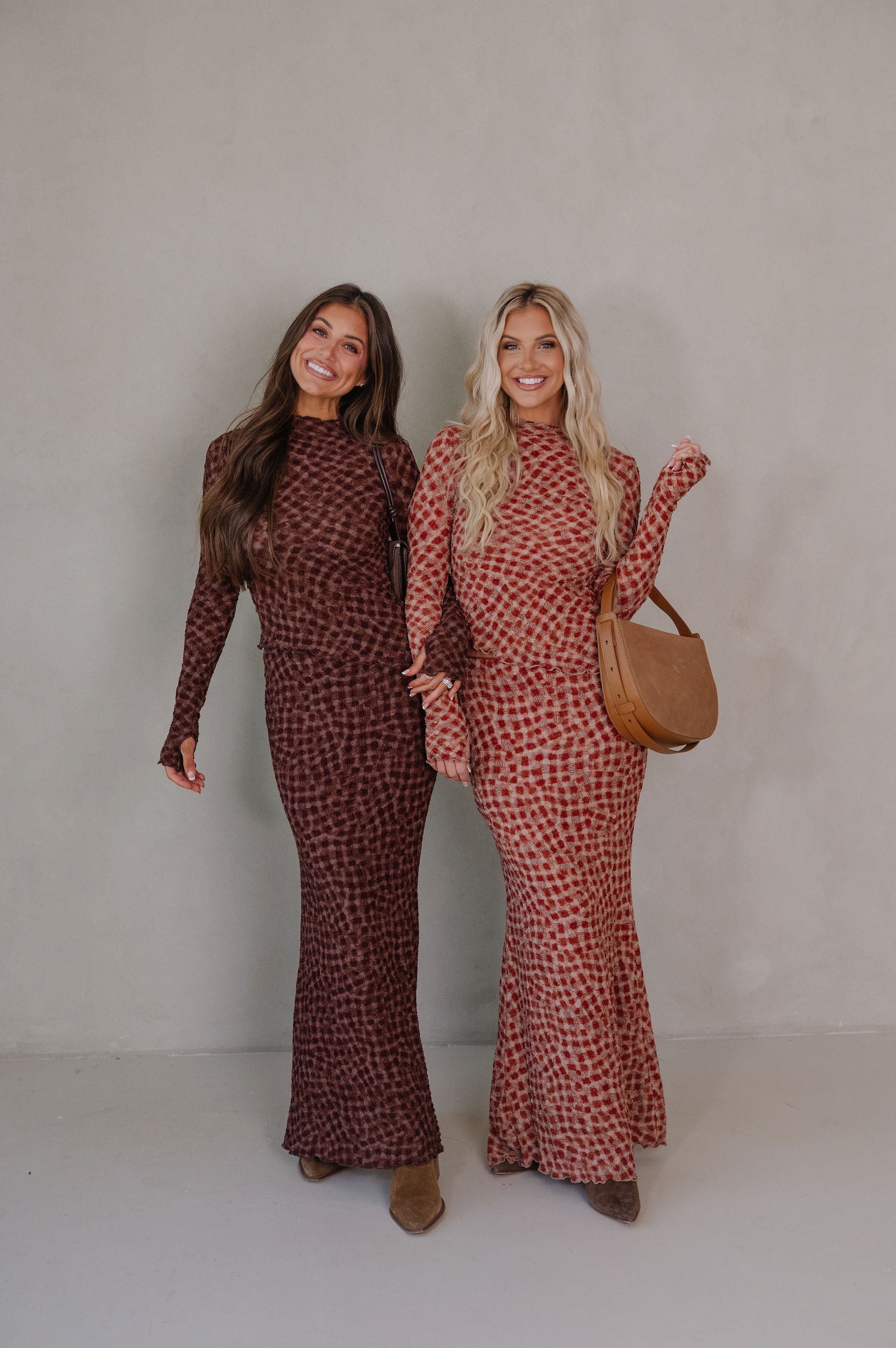 Scarlett Maxi Skirt Set-Cinnamon