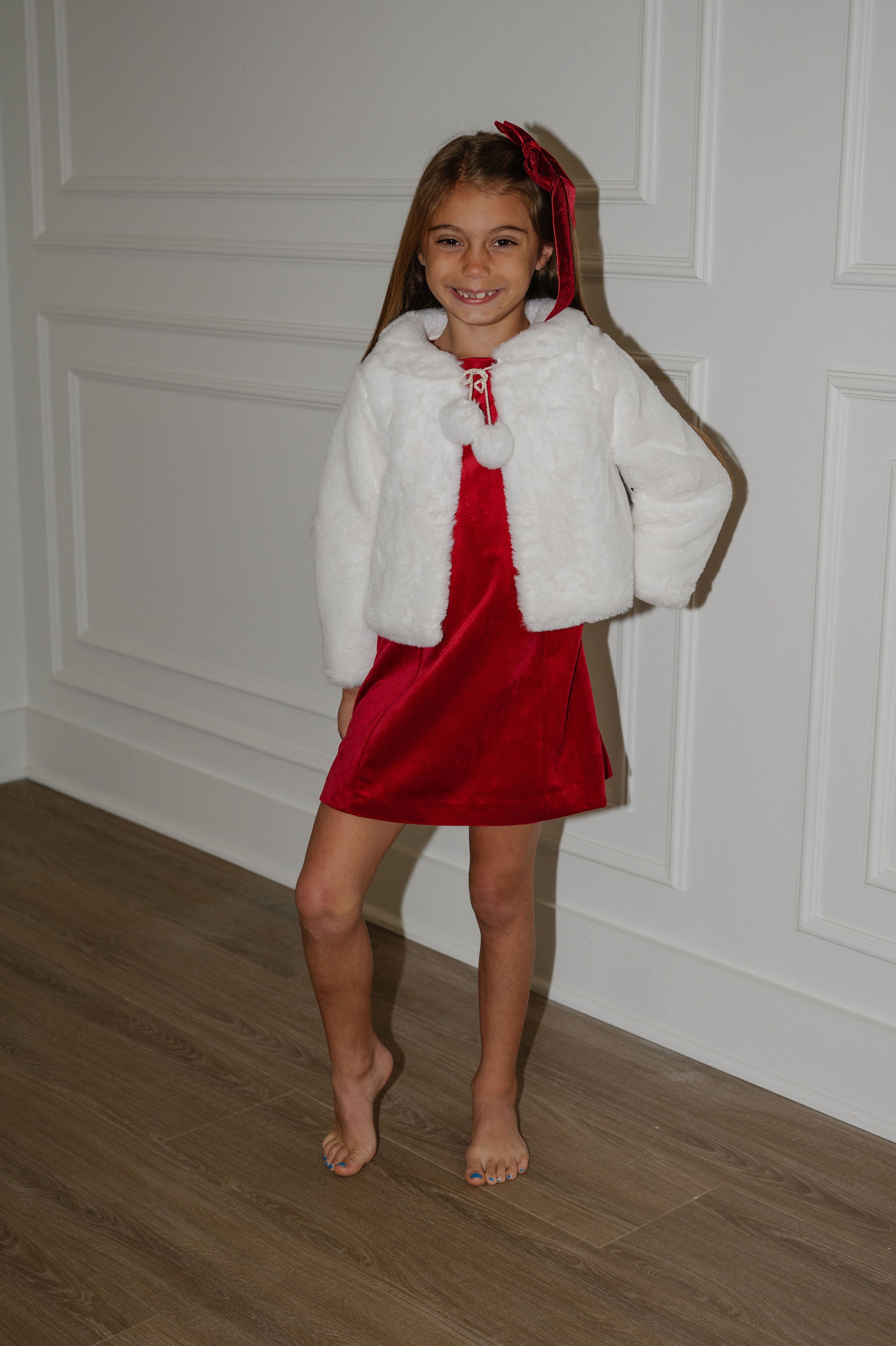 Cozy Fuzzy Coat-Ivory