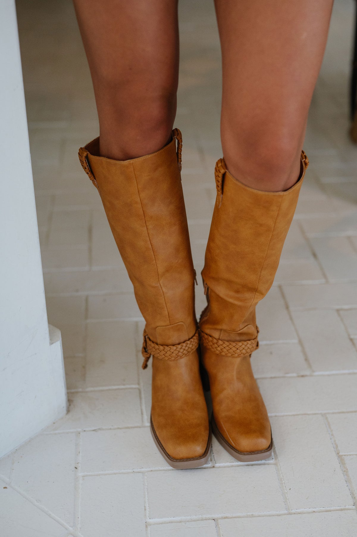 Cheyenne Riding Boots-Honey