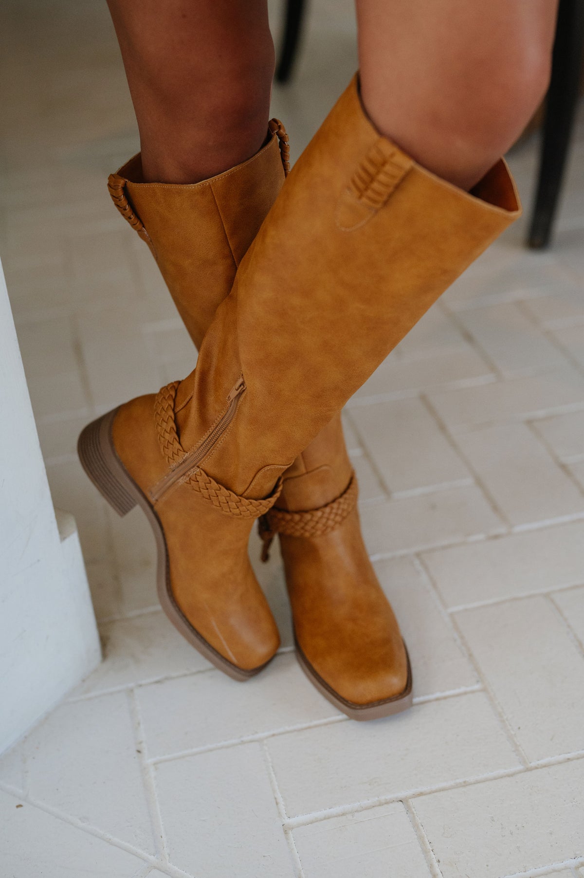 Cheyenne Riding Boots-Honey