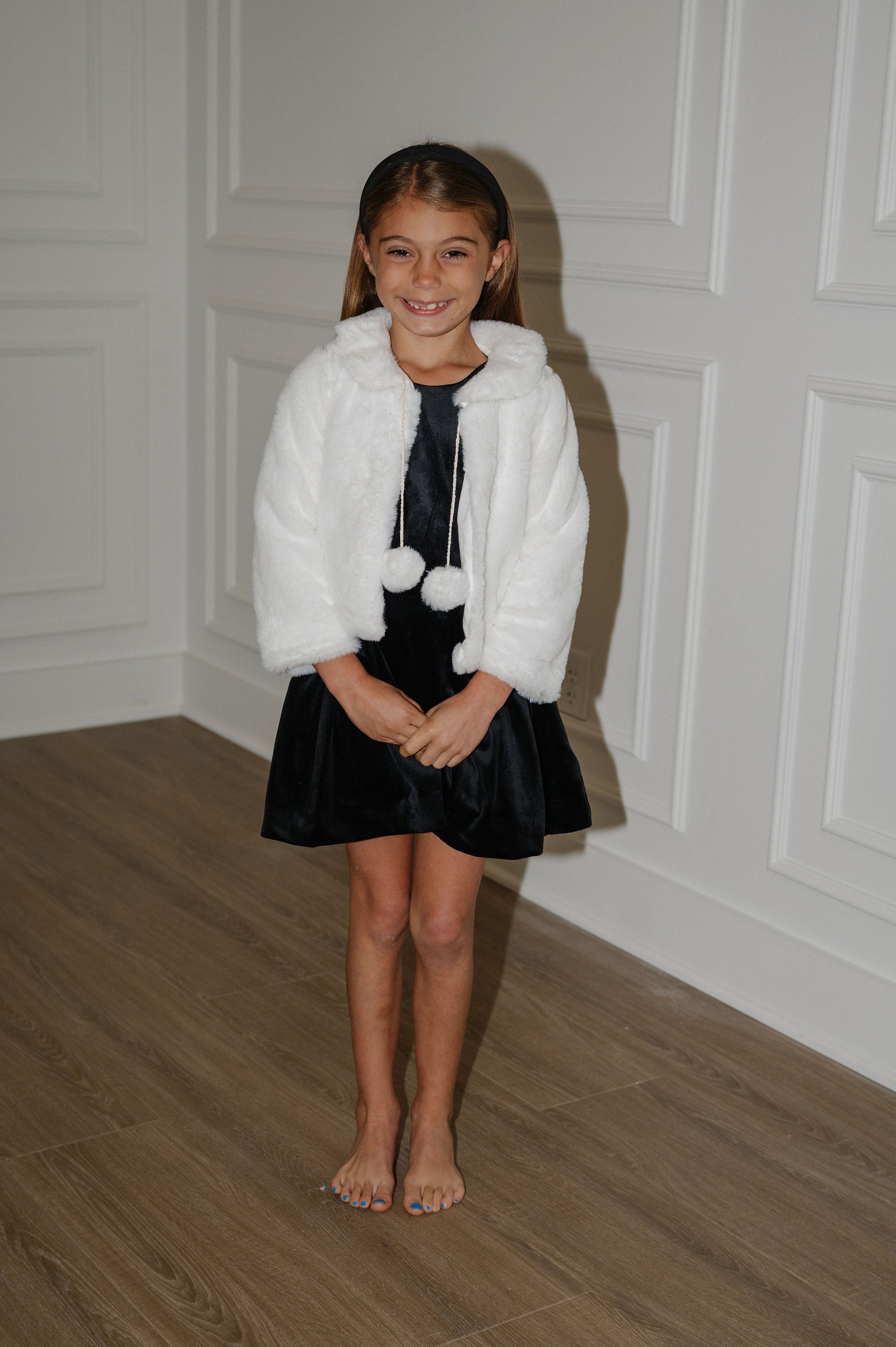 Cozy Fuzzy Coat-Ivory