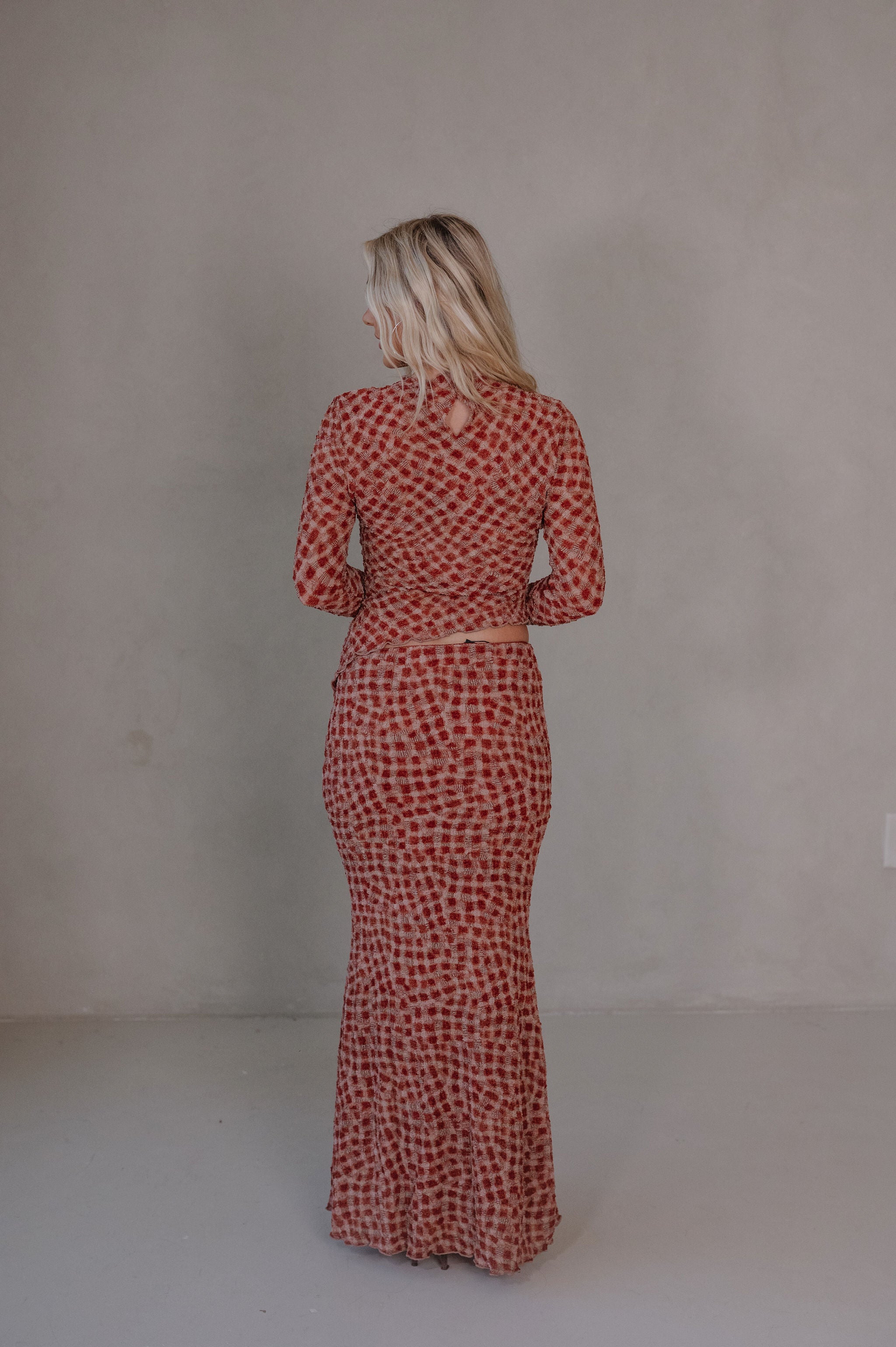 Scarlett Maxi Skirt Set-Cinnamon