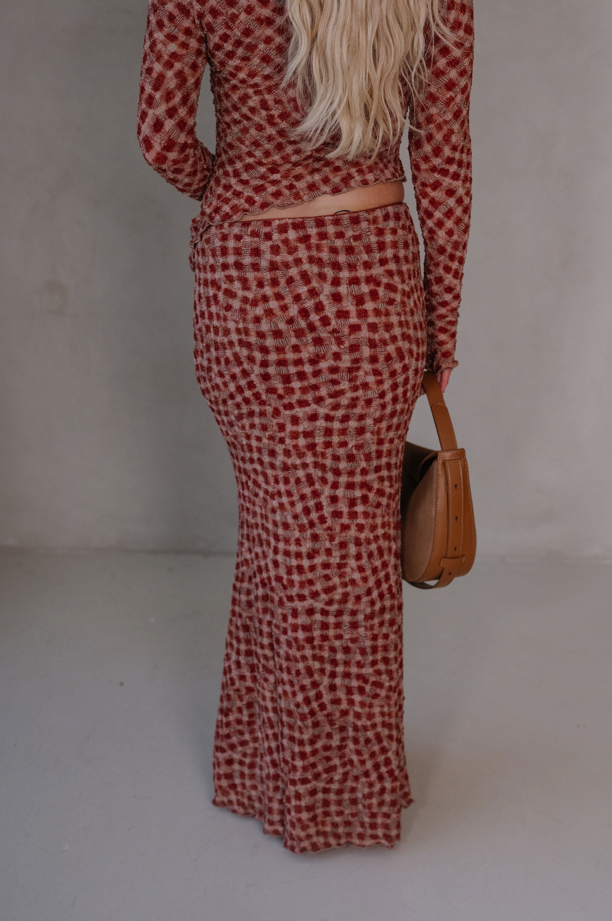 Scarlett Maxi Skirt Set-Cinnamon