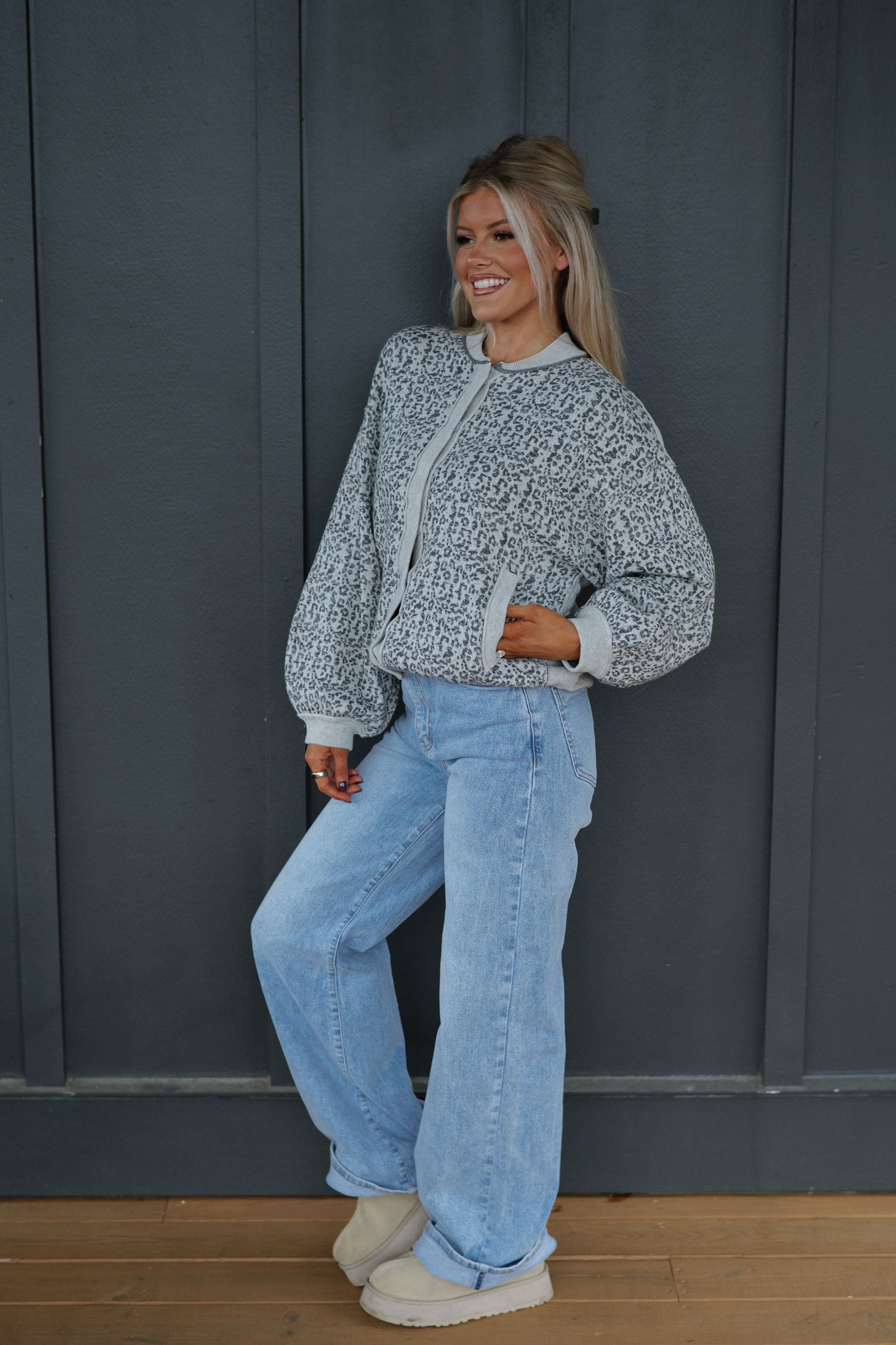 Cheetah Cardigan Sweater