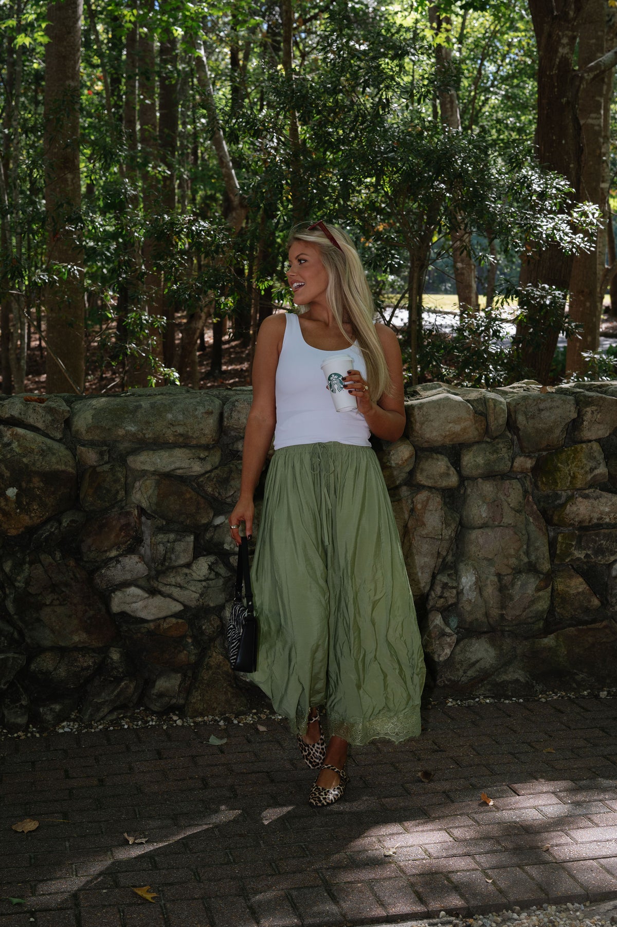 Lucy Butter Soft Tank Top-White