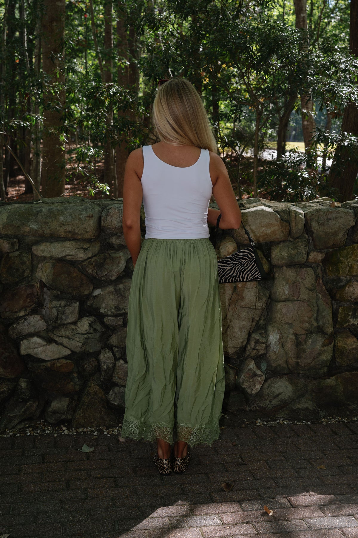 Zara Wide Leg Pants-Thyme