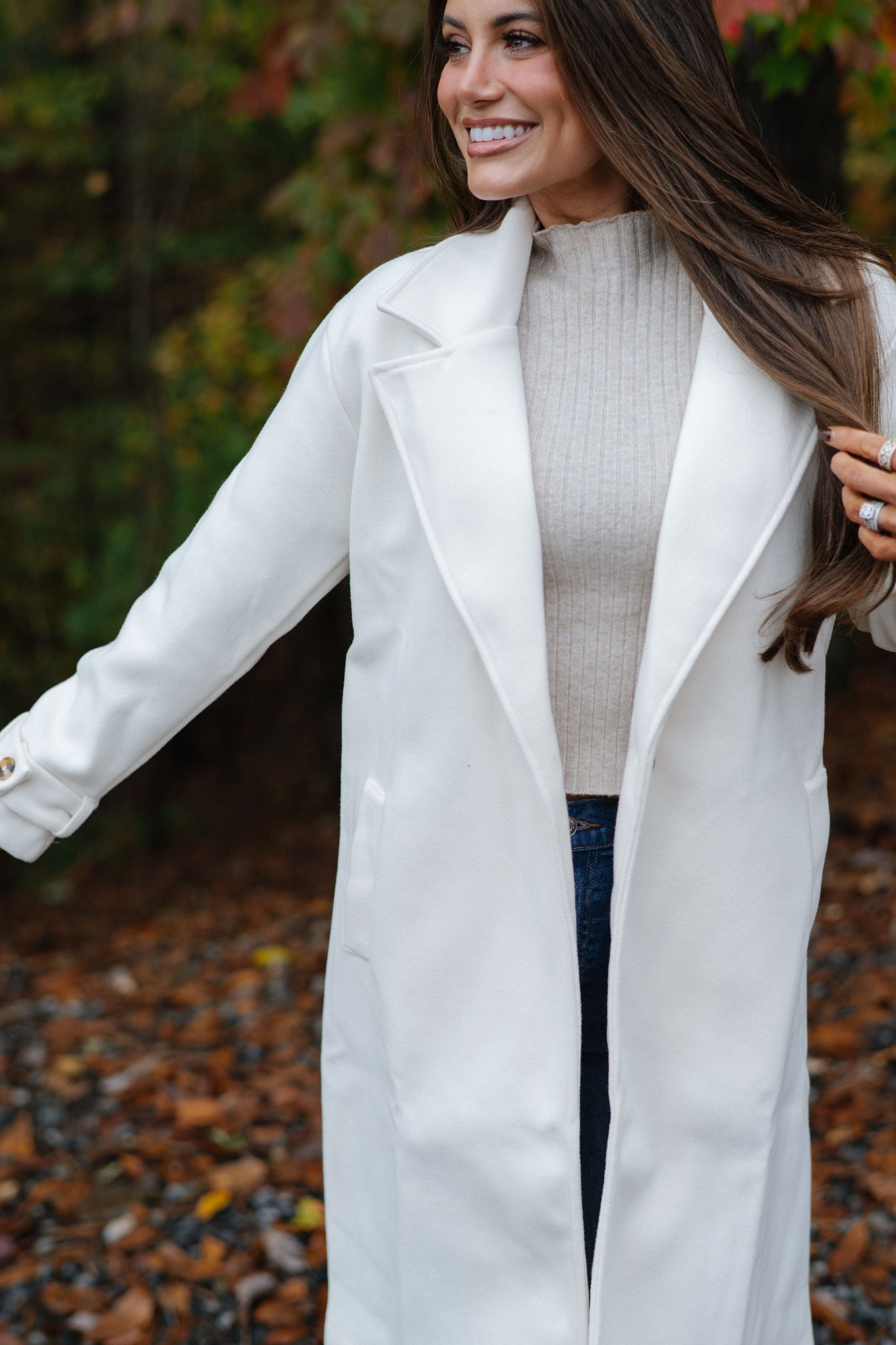 Rollis Coat-Ivory