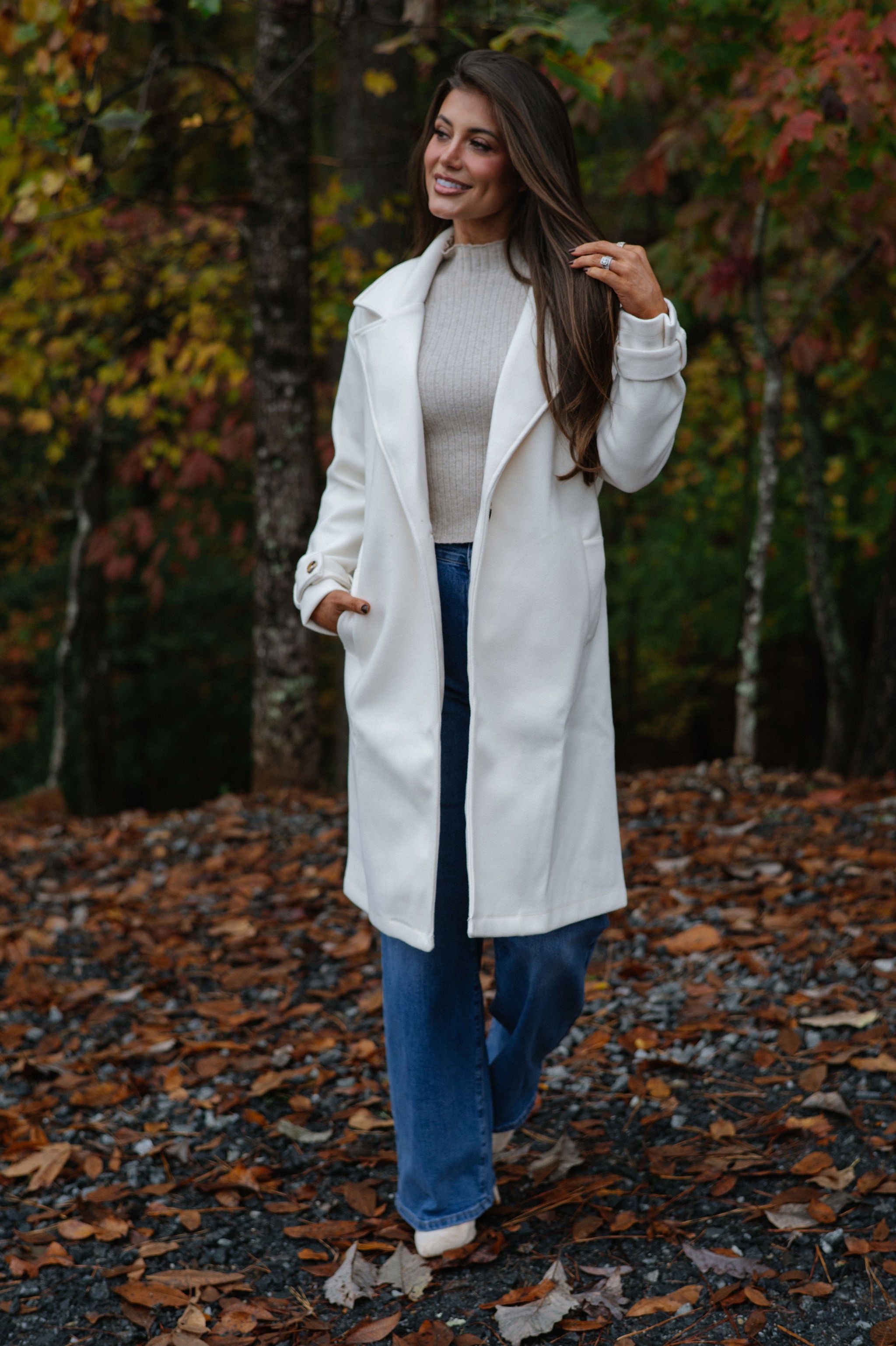 Rollis Coat-Ivory