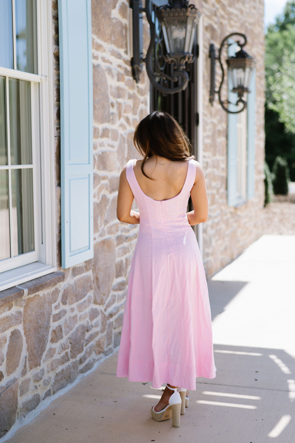 Lexie Maxi Dress-Pink