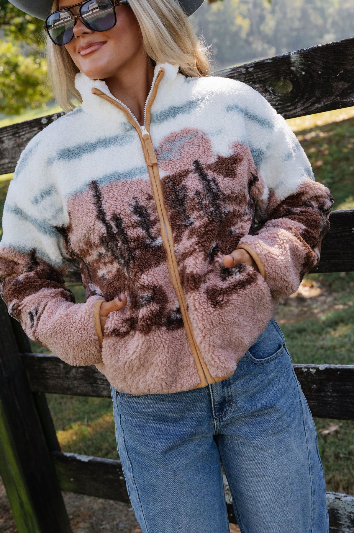 Cory Jacket-Desert Rose