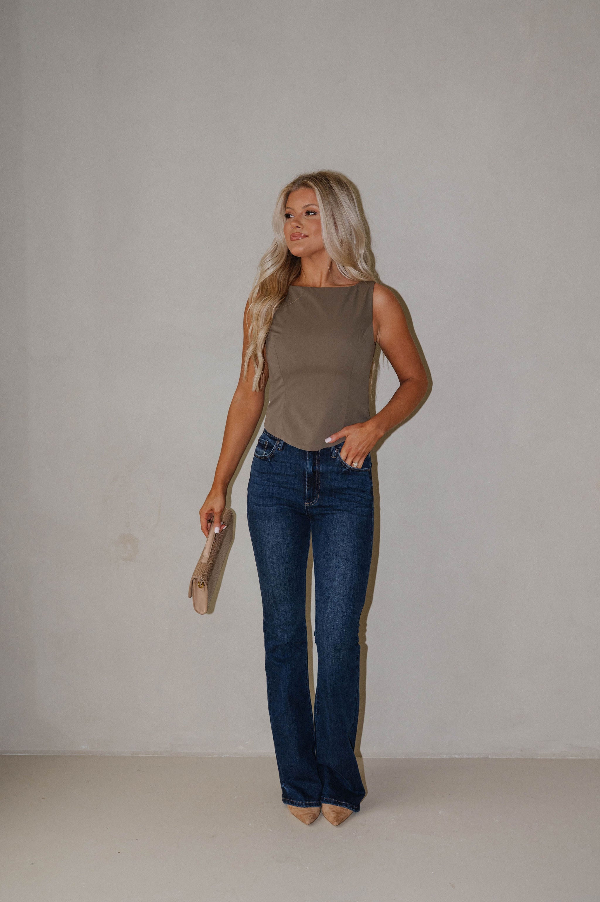 Jameson Top-Olive